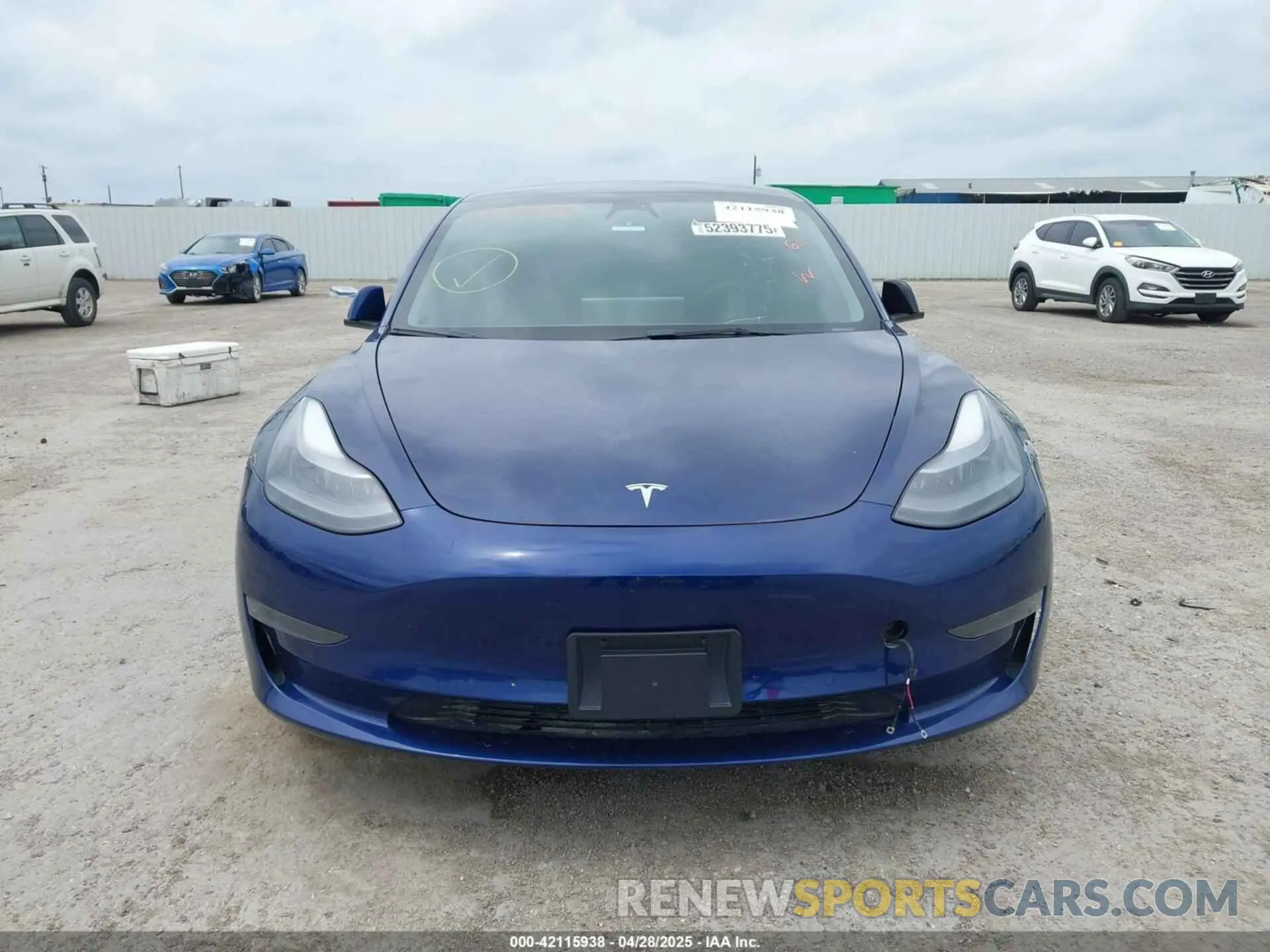 11 fotografías del automóvil dañado 5YJ3E1EA9NF189004 TESLA MODEL 3 2022