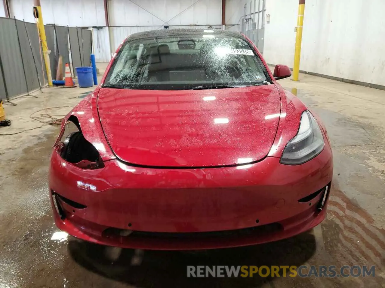 5 fotografías del automóvil dañado 5YJ3E1EA9NF286526 TESLA MODEL 3 2022