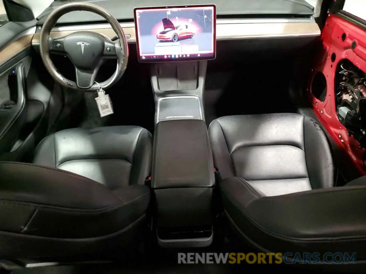 8 fotografías del automóvil dañado 5YJ3E1EA9NF286526 TESLA MODEL 3 2022