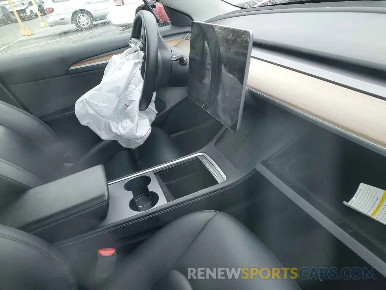 8 fotografías del automóvil dañado 5YJ3E1EA9NF287112 TESLA MODEL 3 2022