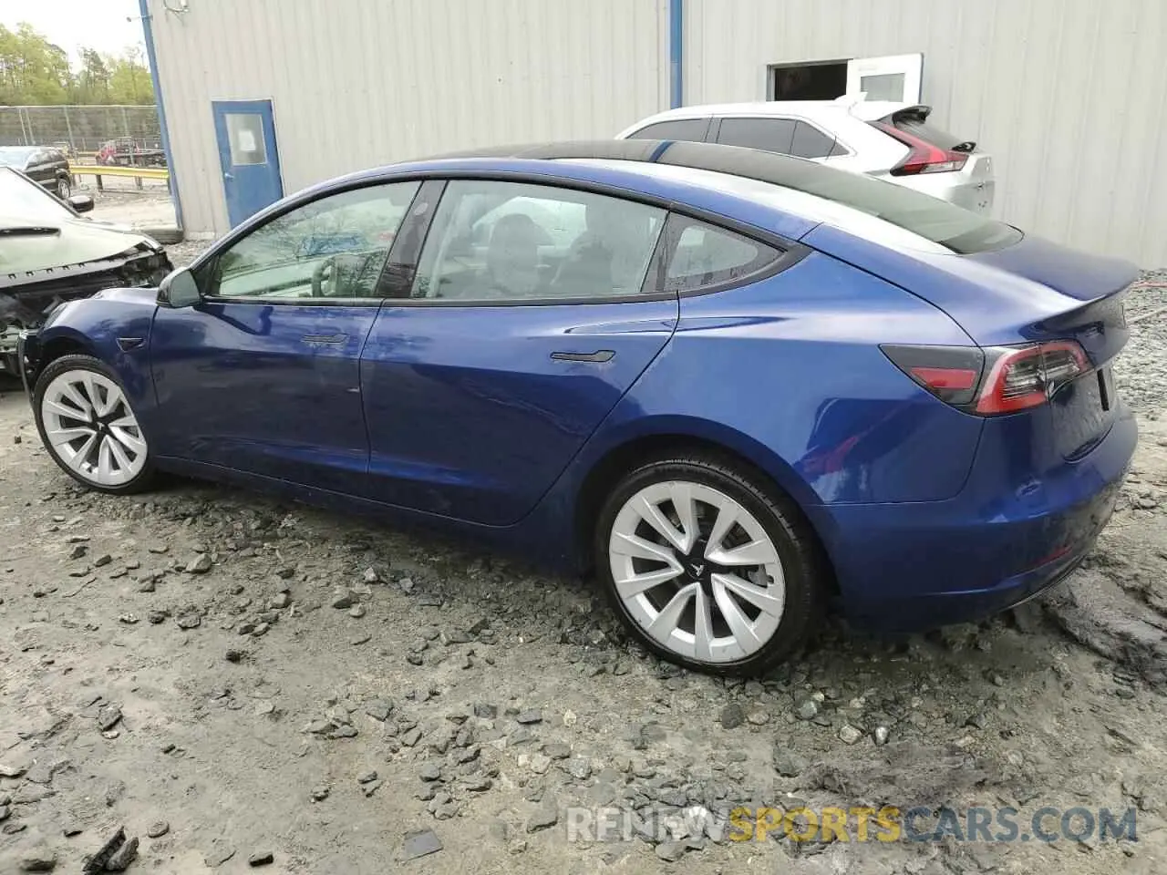 2 fotografías del automóvil dañado 5YJ3E1EA9NF289524 TESLA MODEL 3 2022