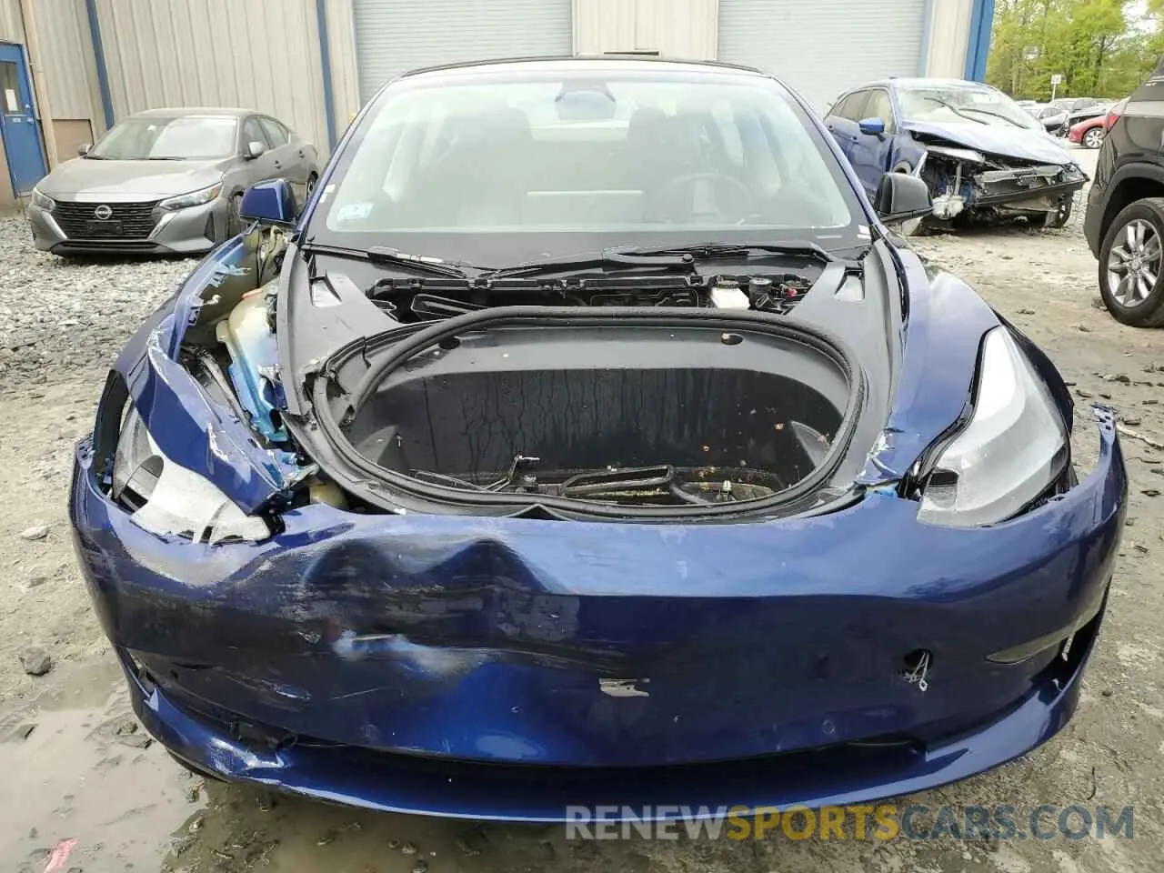 5 fotografías del automóvil dañado 5YJ3E1EA9NF289524 TESLA MODEL 3 2022