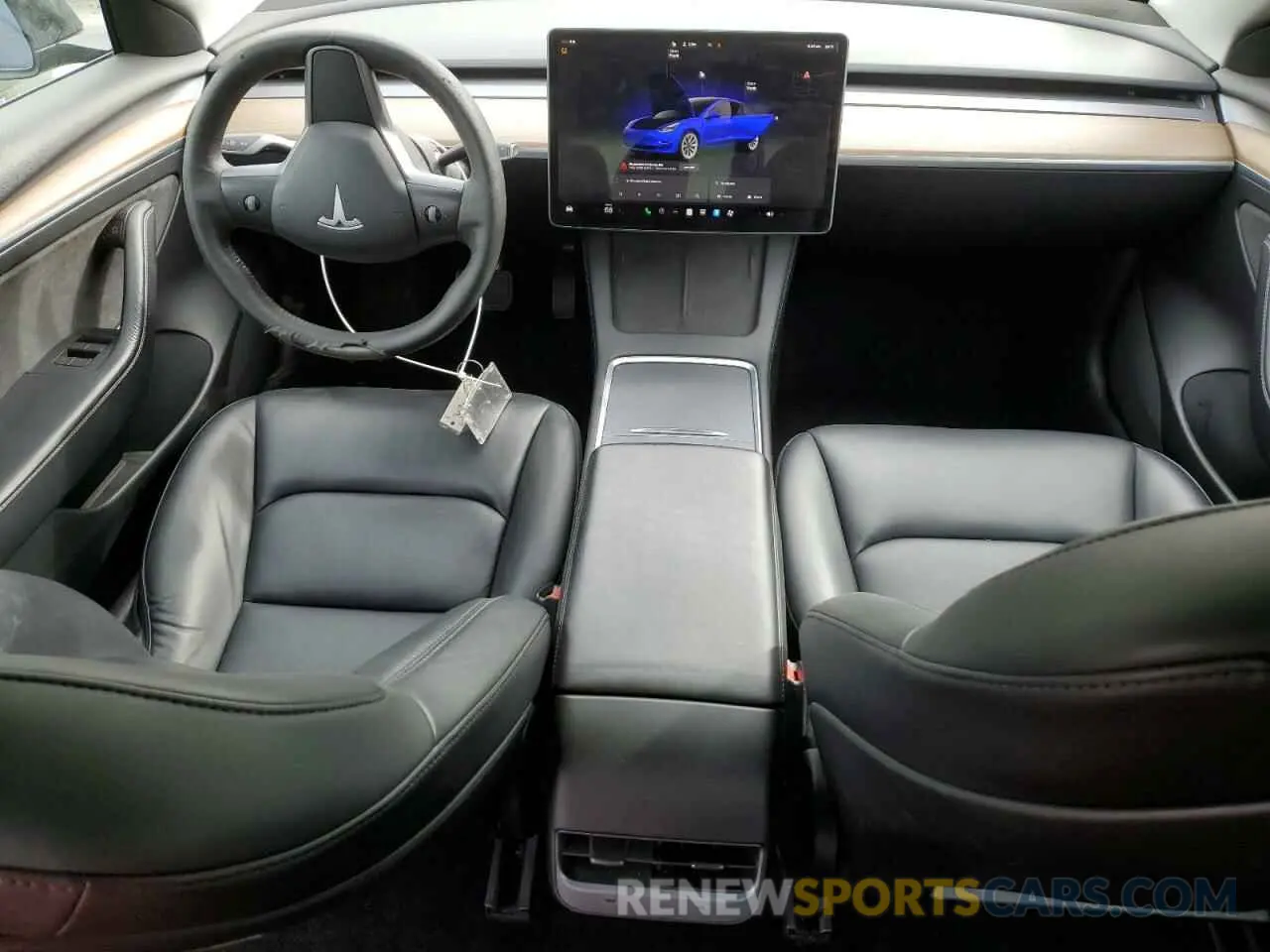 8 fotografías del automóvil dañado 5YJ3E1EA9NF289524 TESLA MODEL 3 2022