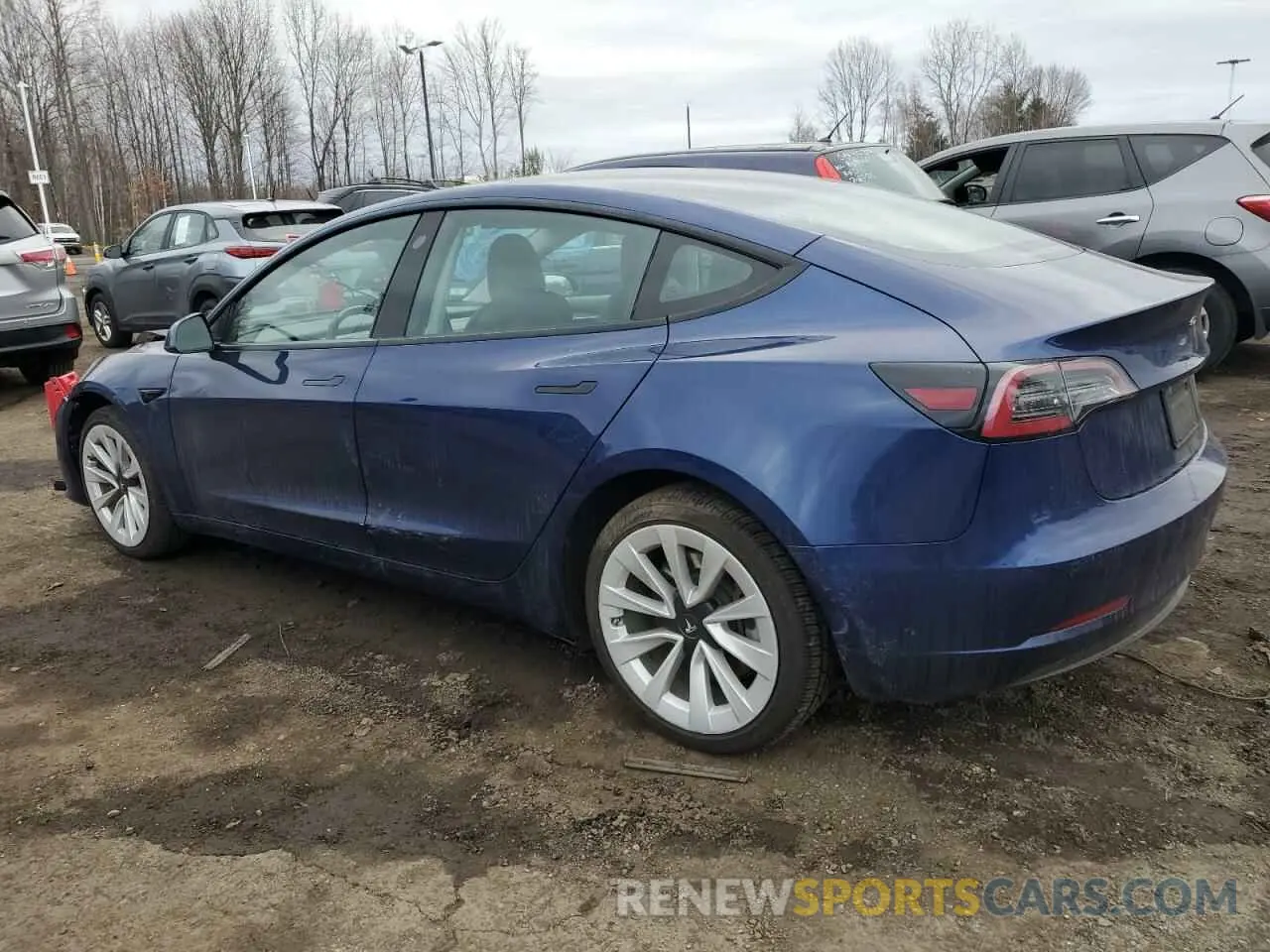 2 fotografías del automóvil dañado 5YJ3E1EA9NF290317 TESLA MODEL 3 2022