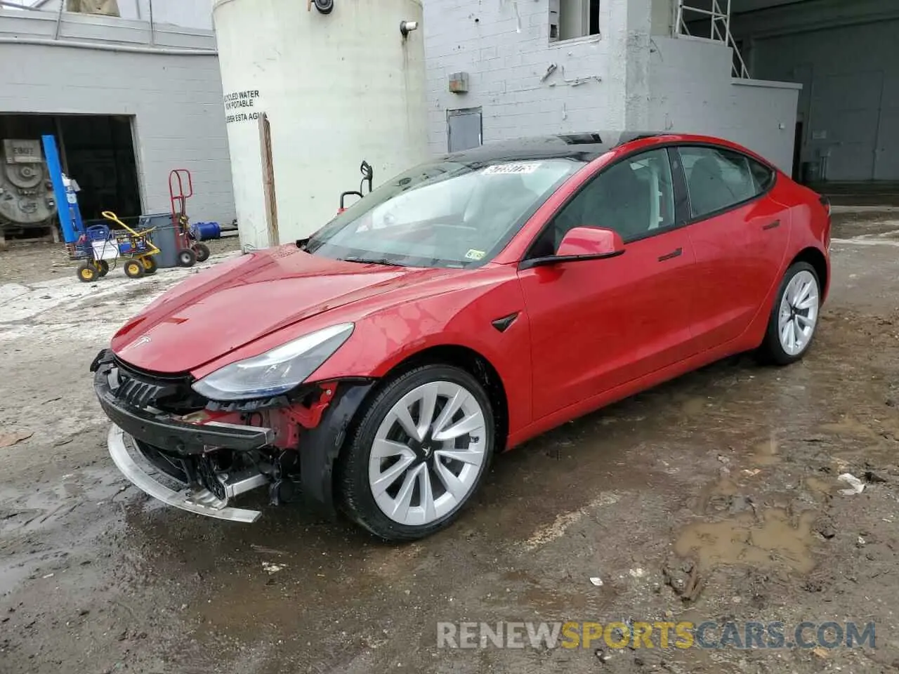 1 fotografías del automóvil dañado 5YJ3E1EA9NF291189 TESLA MODEL 3 2022