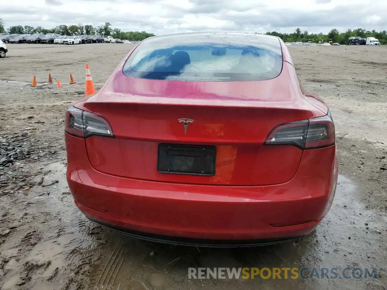 6 fotografías del automóvil dañado 5YJ3E1EA9NF291189 TESLA MODEL 3 2022