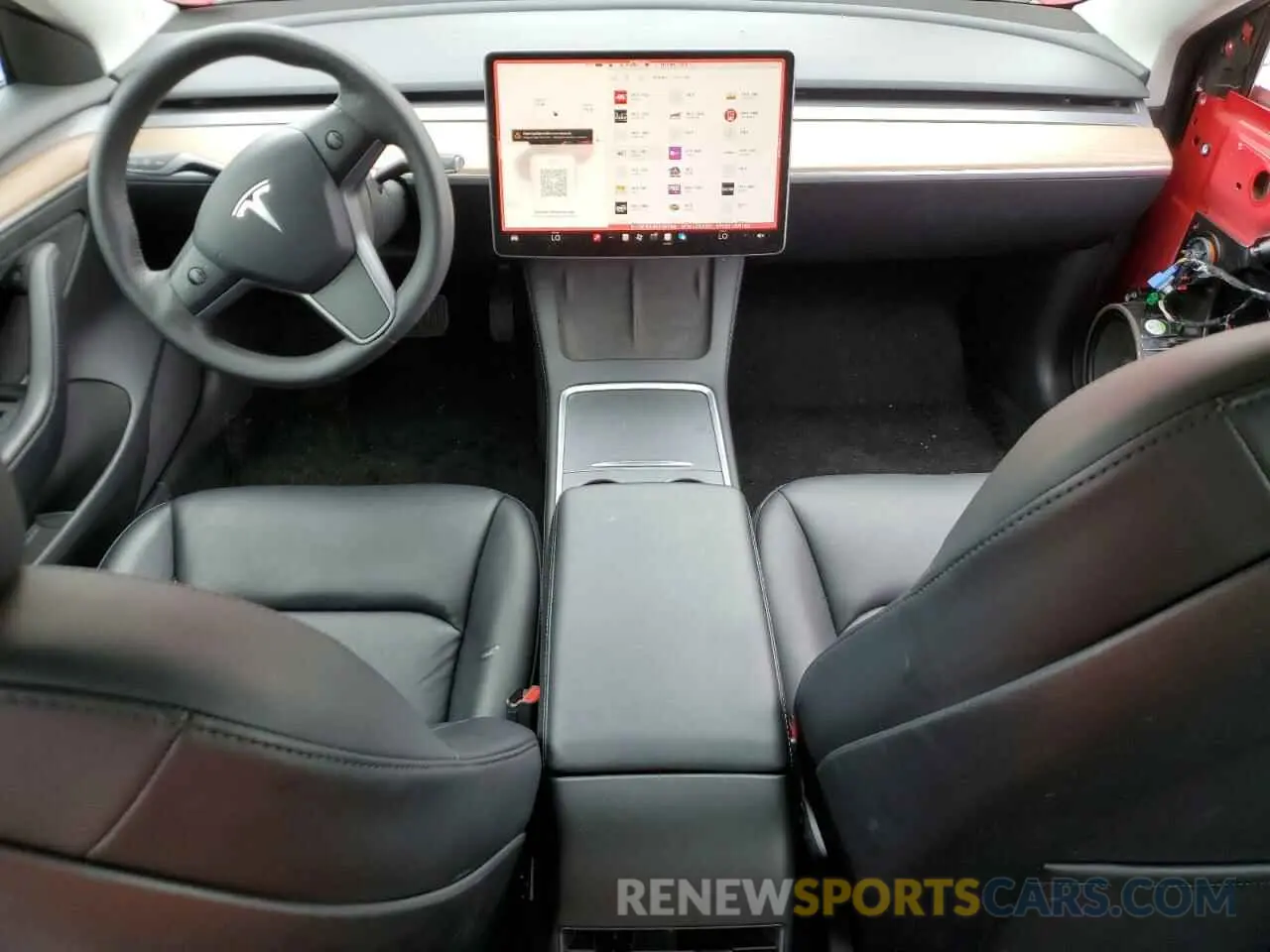 8 fotografías del automóvil dañado 5YJ3E1EA9NF291189 TESLA MODEL 3 2022