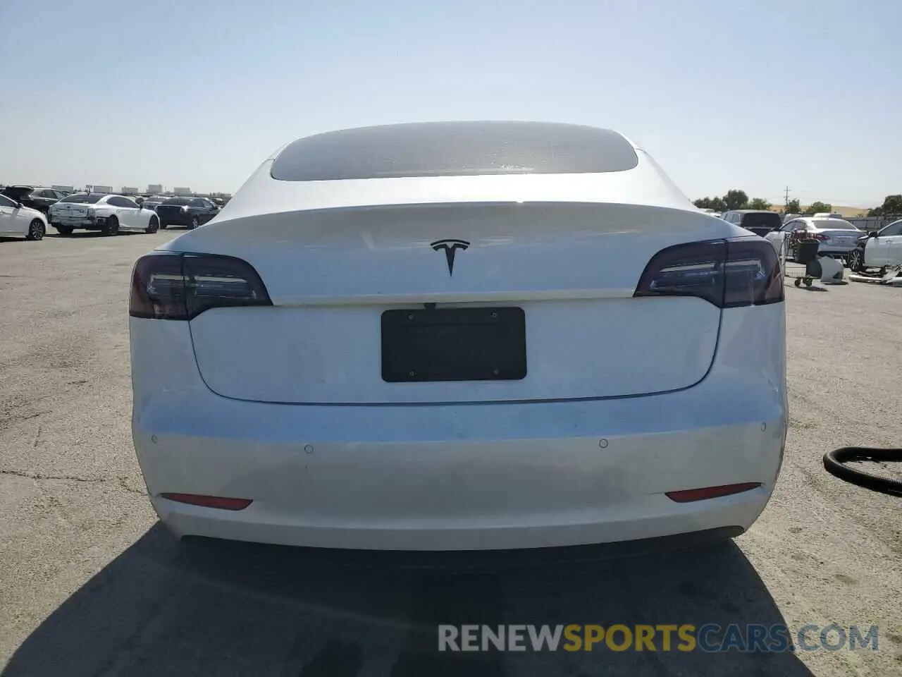 6 fotografías del automóvil dañado 5YJ3E1EA9NF302093 TESLA MODEL 3 2022