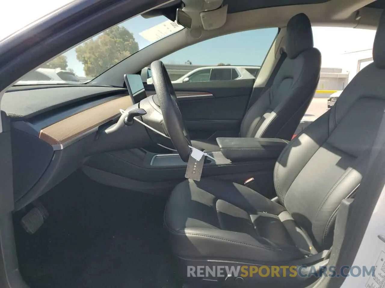 7 fotografías del automóvil dañado 5YJ3E1EA9NF302093 TESLA MODEL 3 2022