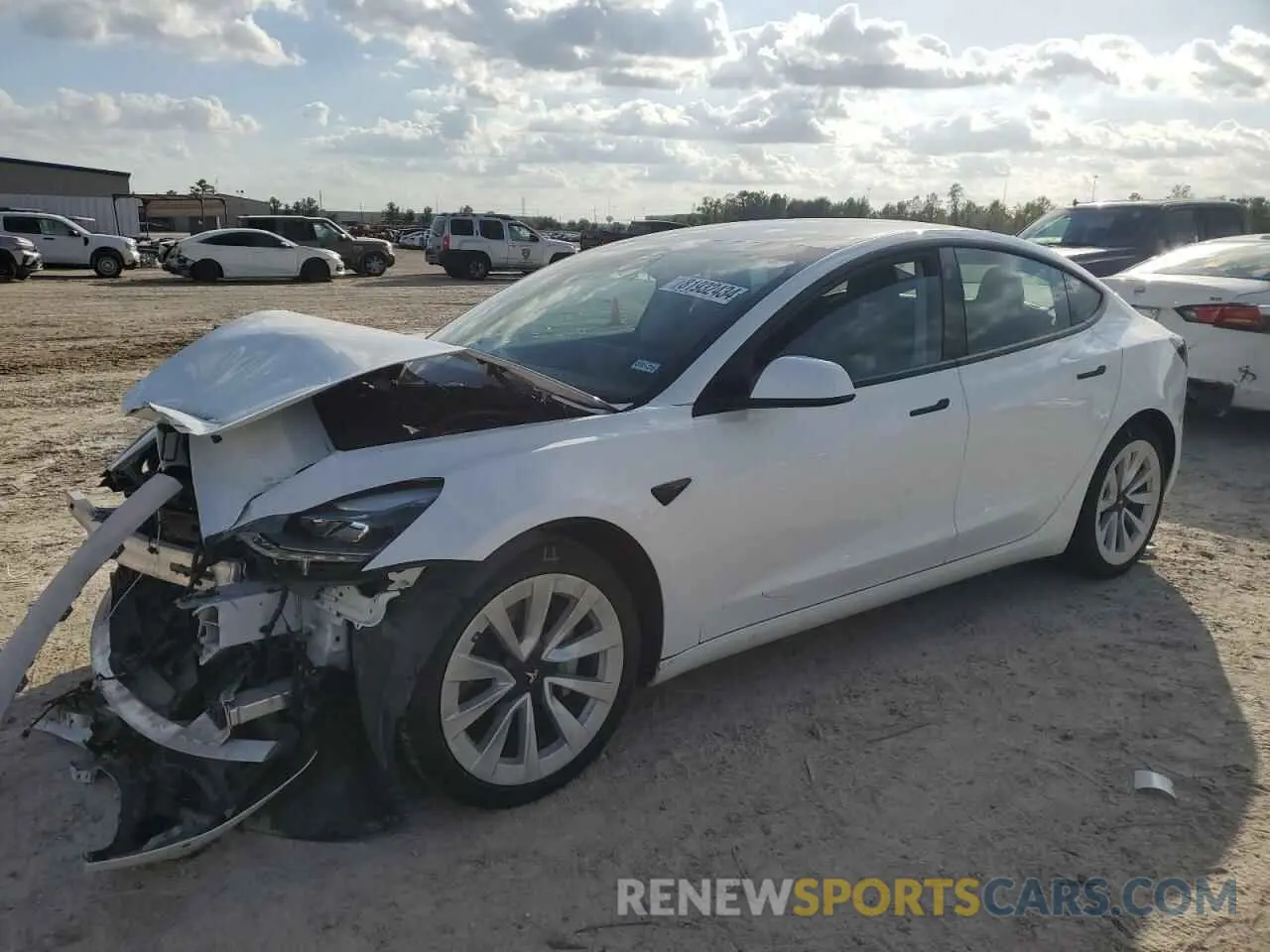 1 fotografías del automóvil dañado 5YJ3E1EA9NF310713 TESLA MODEL 3 2022