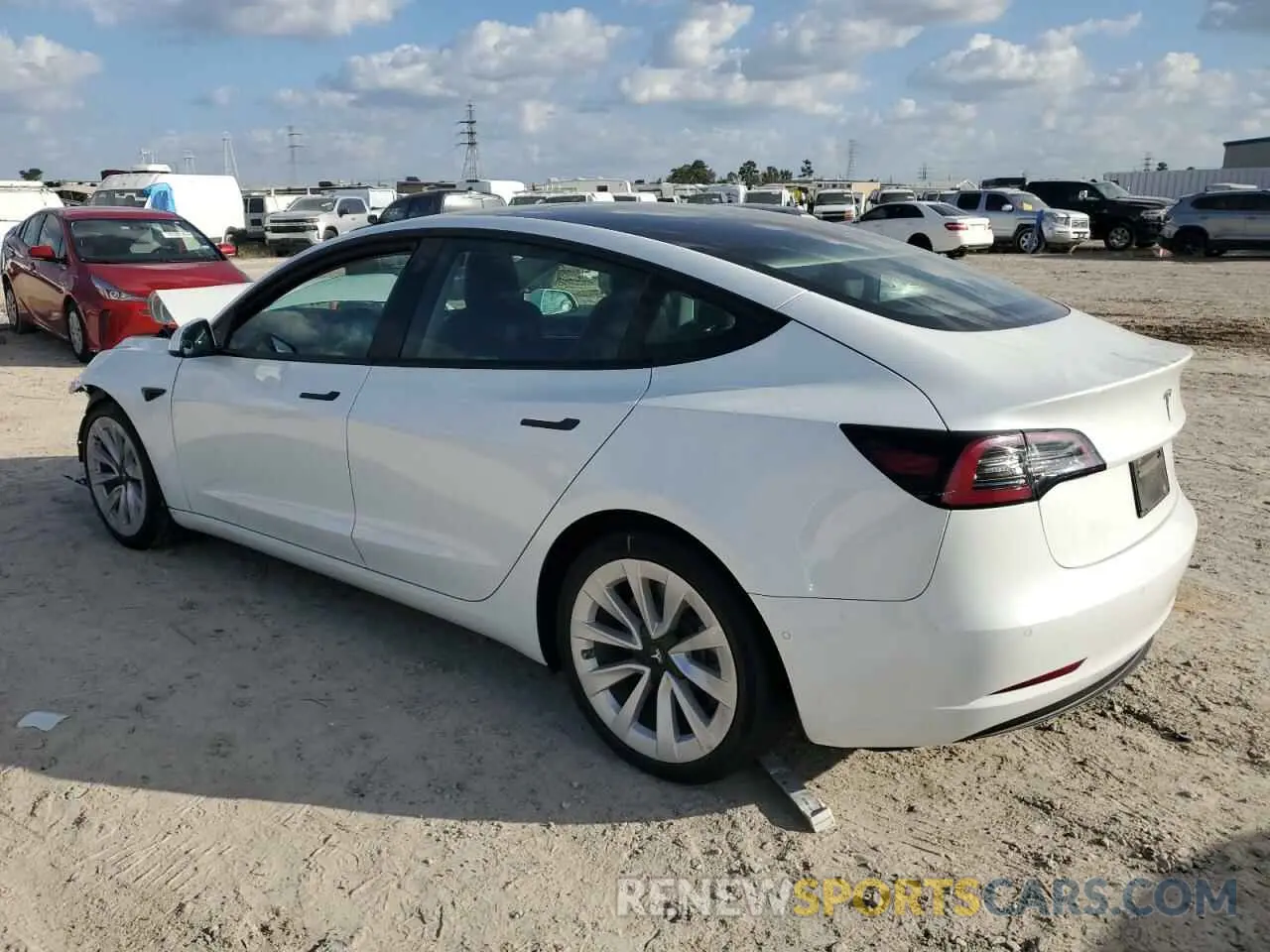 2 fotografías del automóvil dañado 5YJ3E1EA9NF310713 TESLA MODEL 3 2022