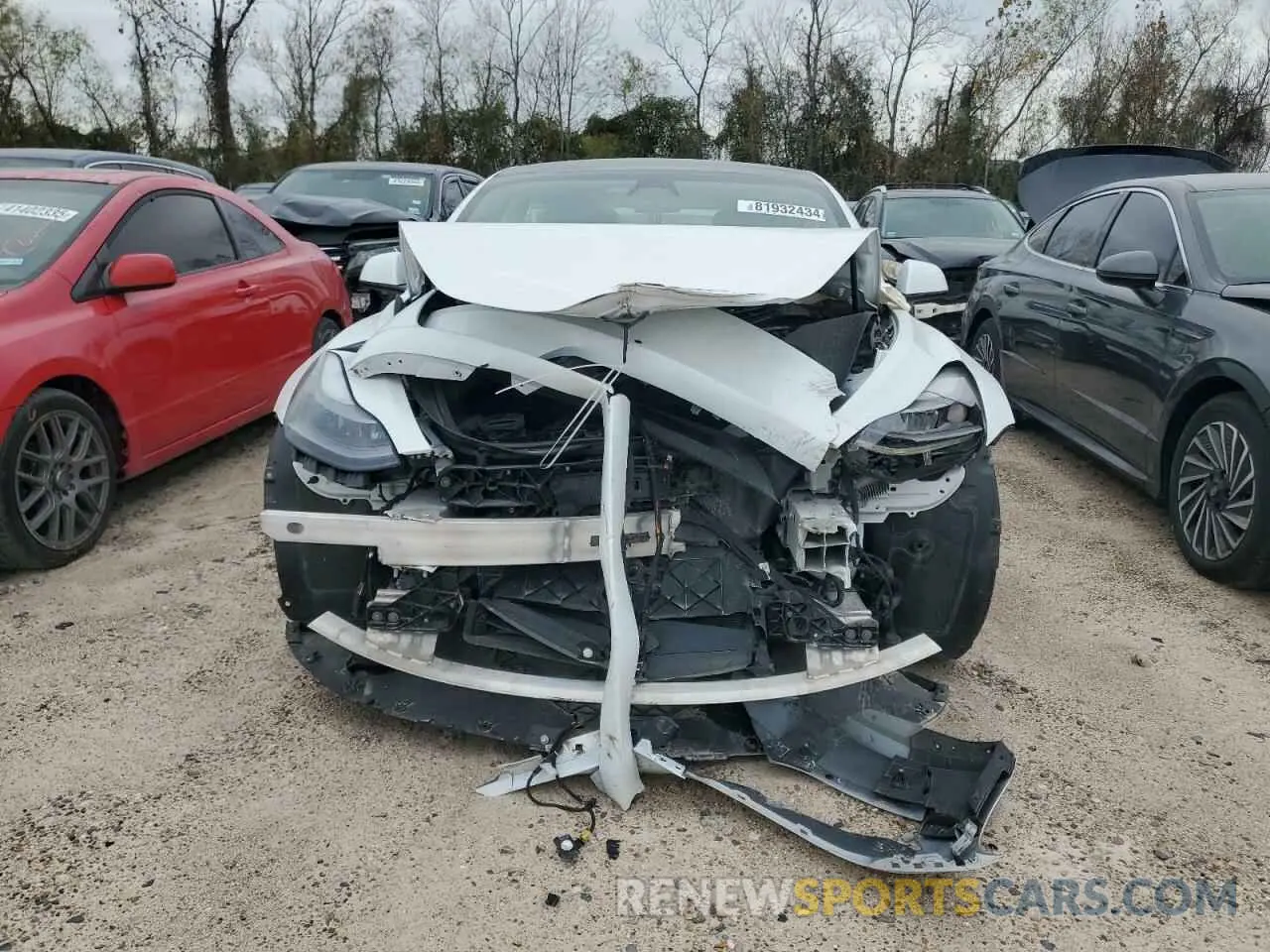 5 fotografías del automóvil dañado 5YJ3E1EA9NF310713 TESLA MODEL 3 2022