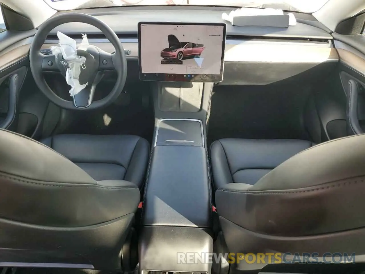 8 fotografías del automóvil dañado 5YJ3E1EA9NF310713 TESLA MODEL 3 2022