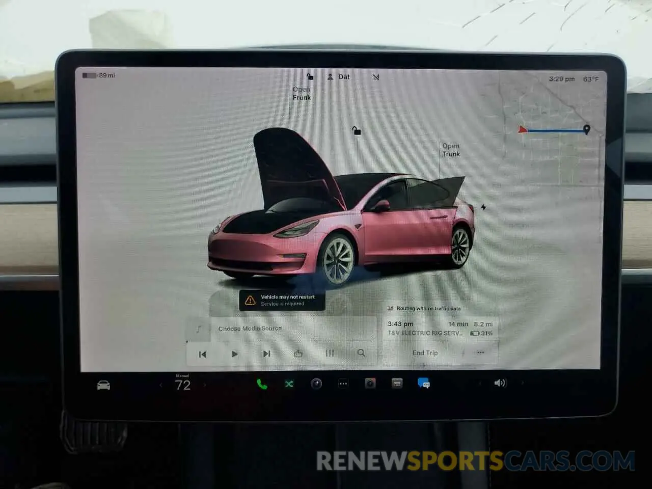 9 fotografías del automóvil dañado 5YJ3E1EA9NF310713 TESLA MODEL 3 2022
