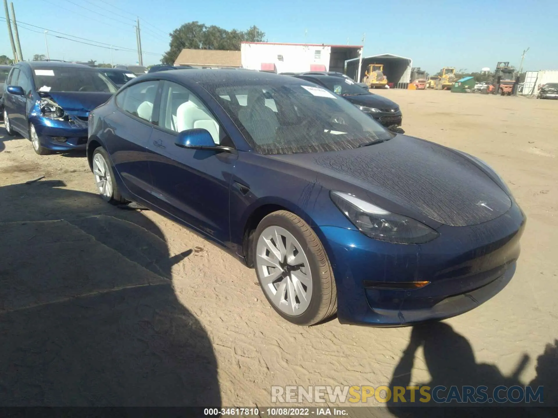 1 fotografías del automóvil dañado 5YJ3E1EA9NF312607 TESLA MODEL 3 2022