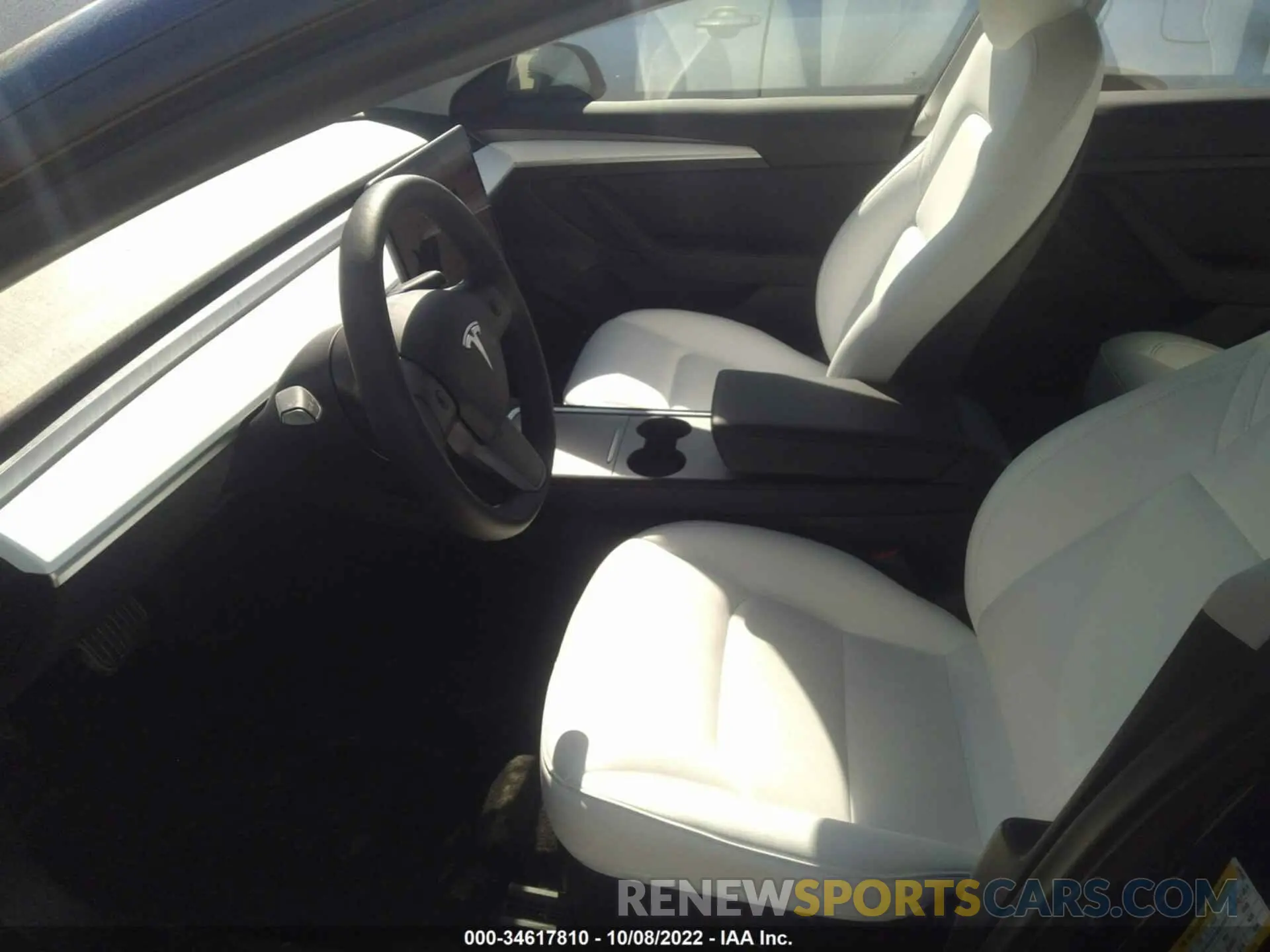 5 fotografías del automóvil dañado 5YJ3E1EA9NF312607 TESLA MODEL 3 2022