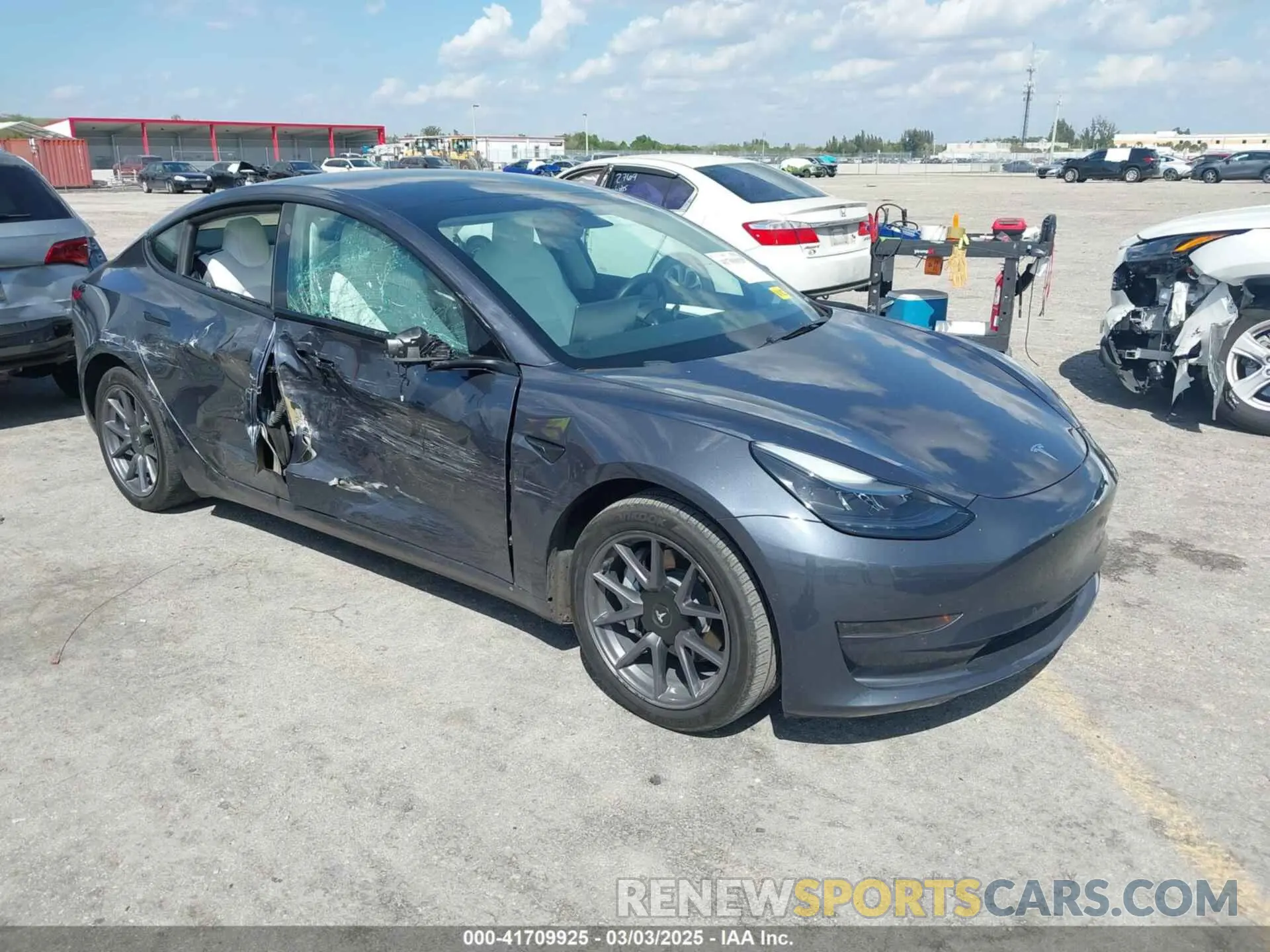 1 fotografías del automóvil dañado 5YJ3E1EA9NF318424 TESLA MODEL 3 2022