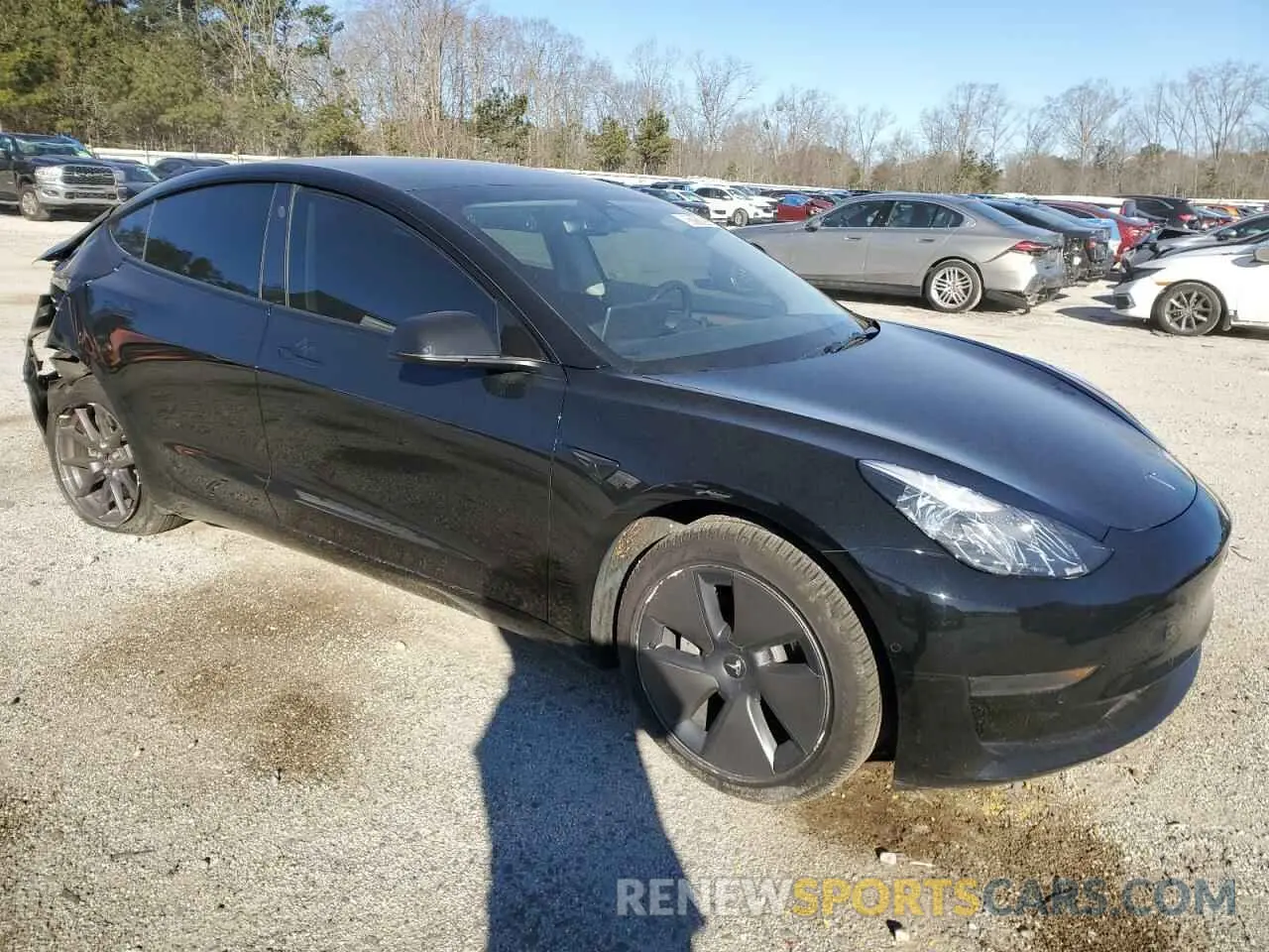 4 fotografías del automóvil dañado 5YJ3E1EA9NF332663 TESLA MODEL 3 2022