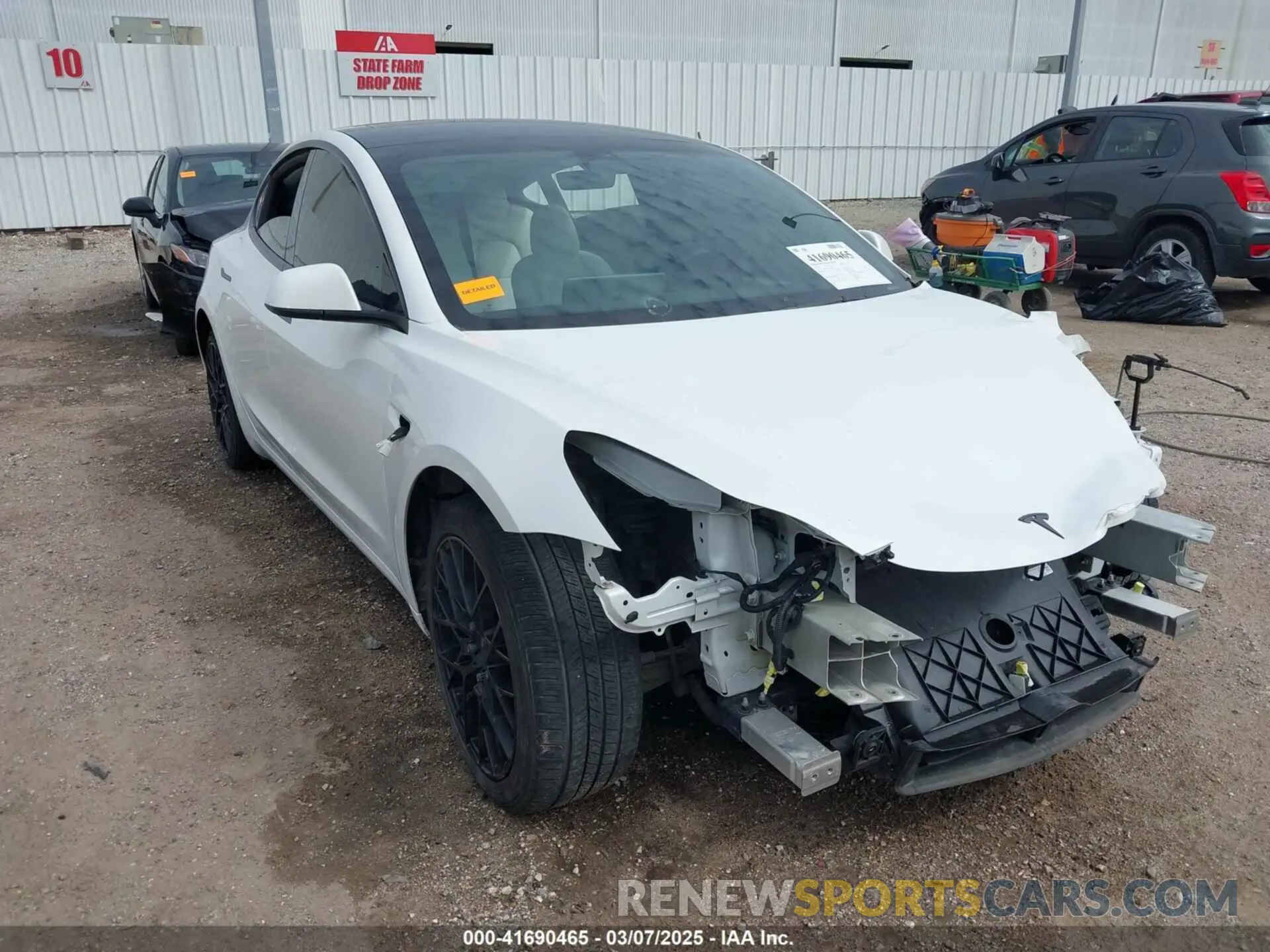 1 fotografías del automóvil dañado 5YJ3E1EA9NF337989 TESLA MODEL 3 2022