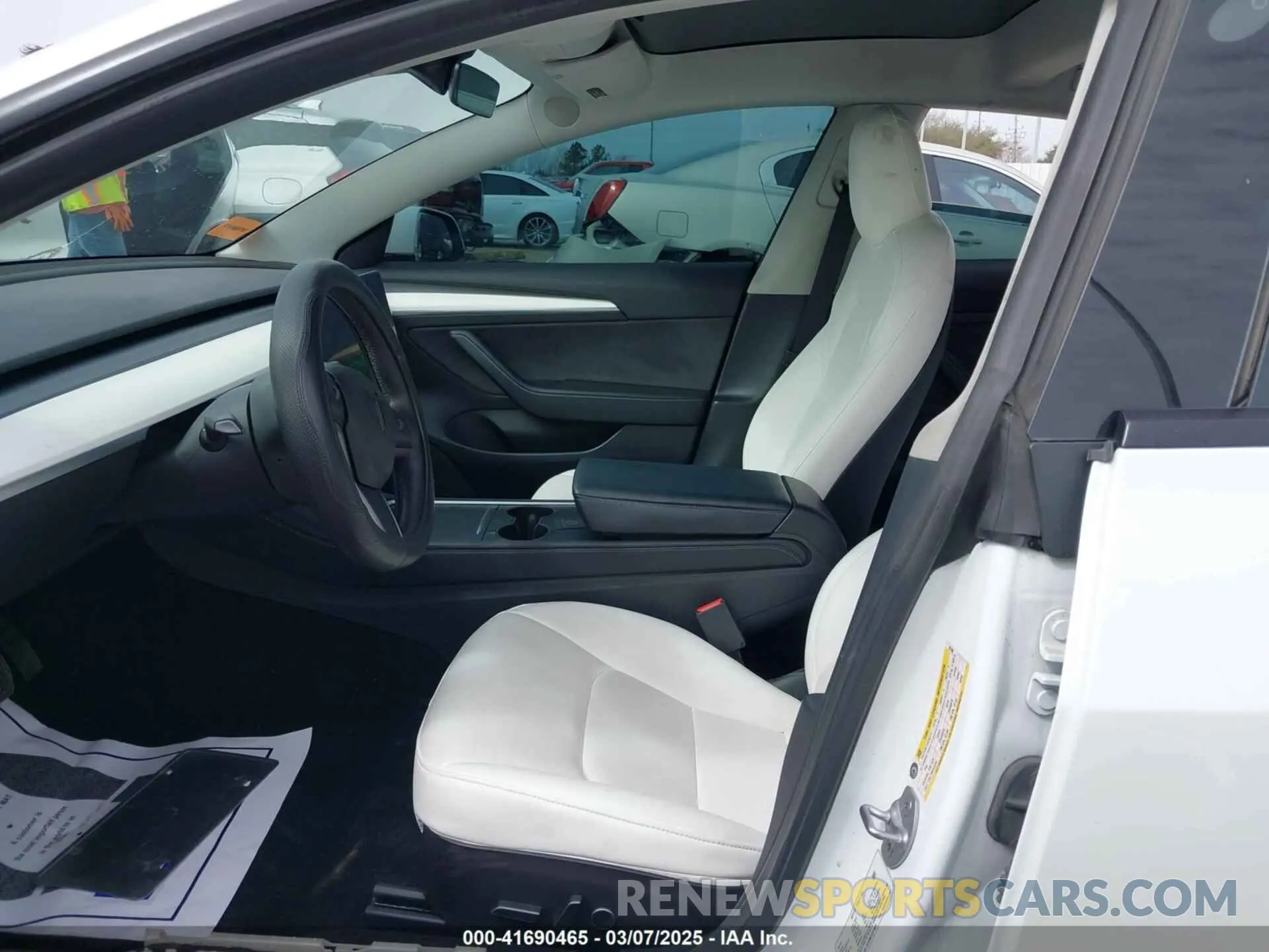 15 fotografías del automóvil dañado 5YJ3E1EA9NF337989 TESLA MODEL 3 2022
