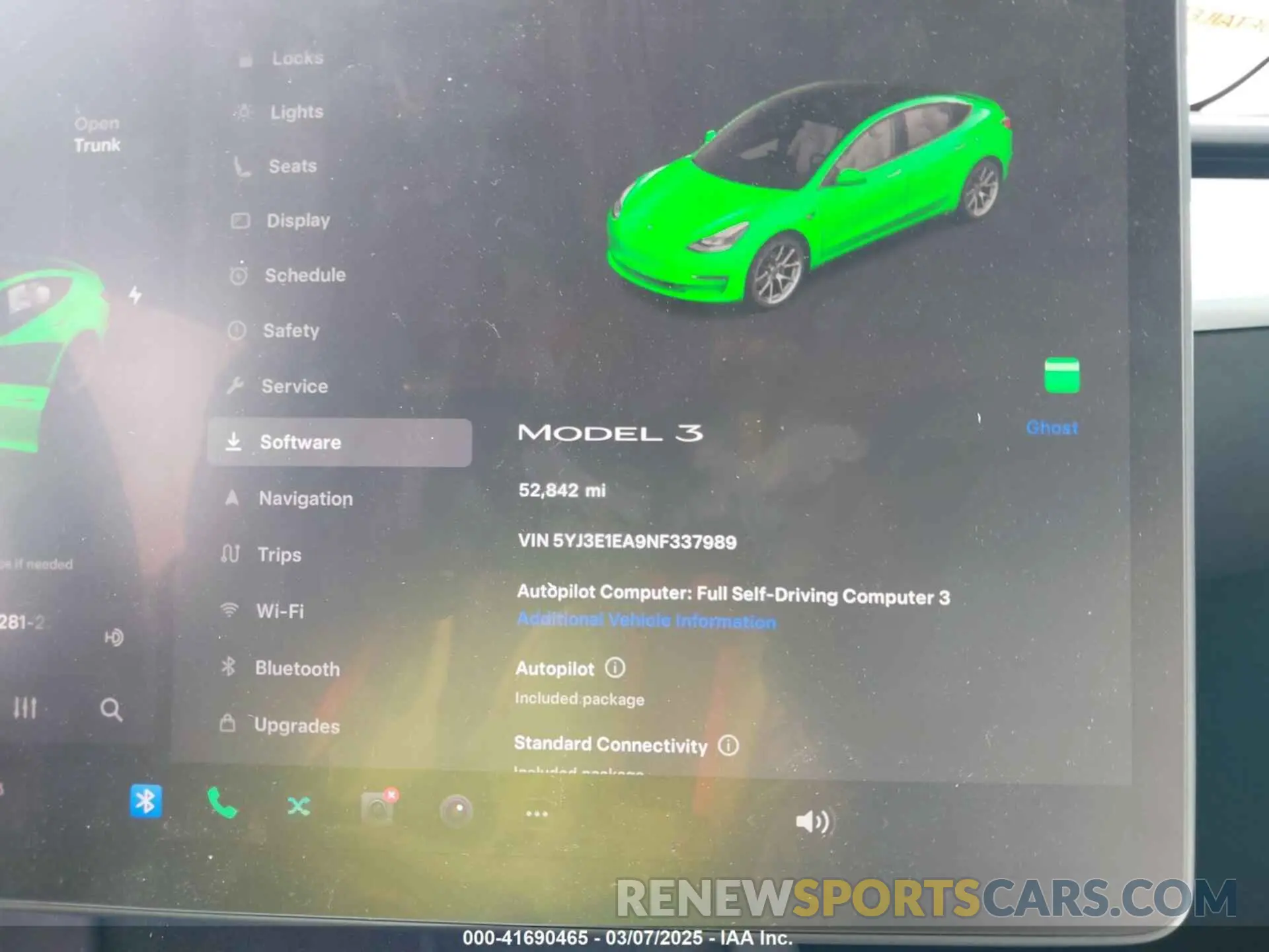 16 fotografías del automóvil dañado 5YJ3E1EA9NF337989 TESLA MODEL 3 2022