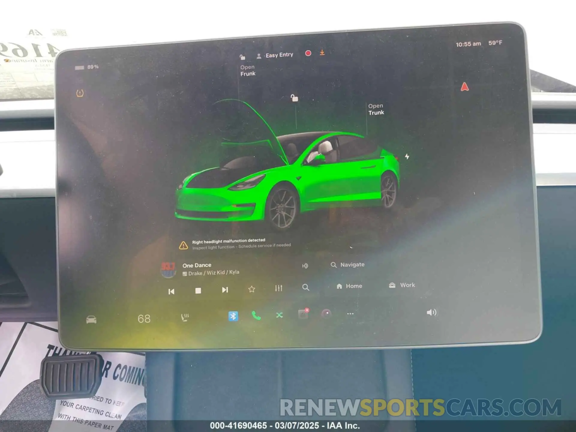 19 fotografías del automóvil dañado 5YJ3E1EA9NF337989 TESLA MODEL 3 2022