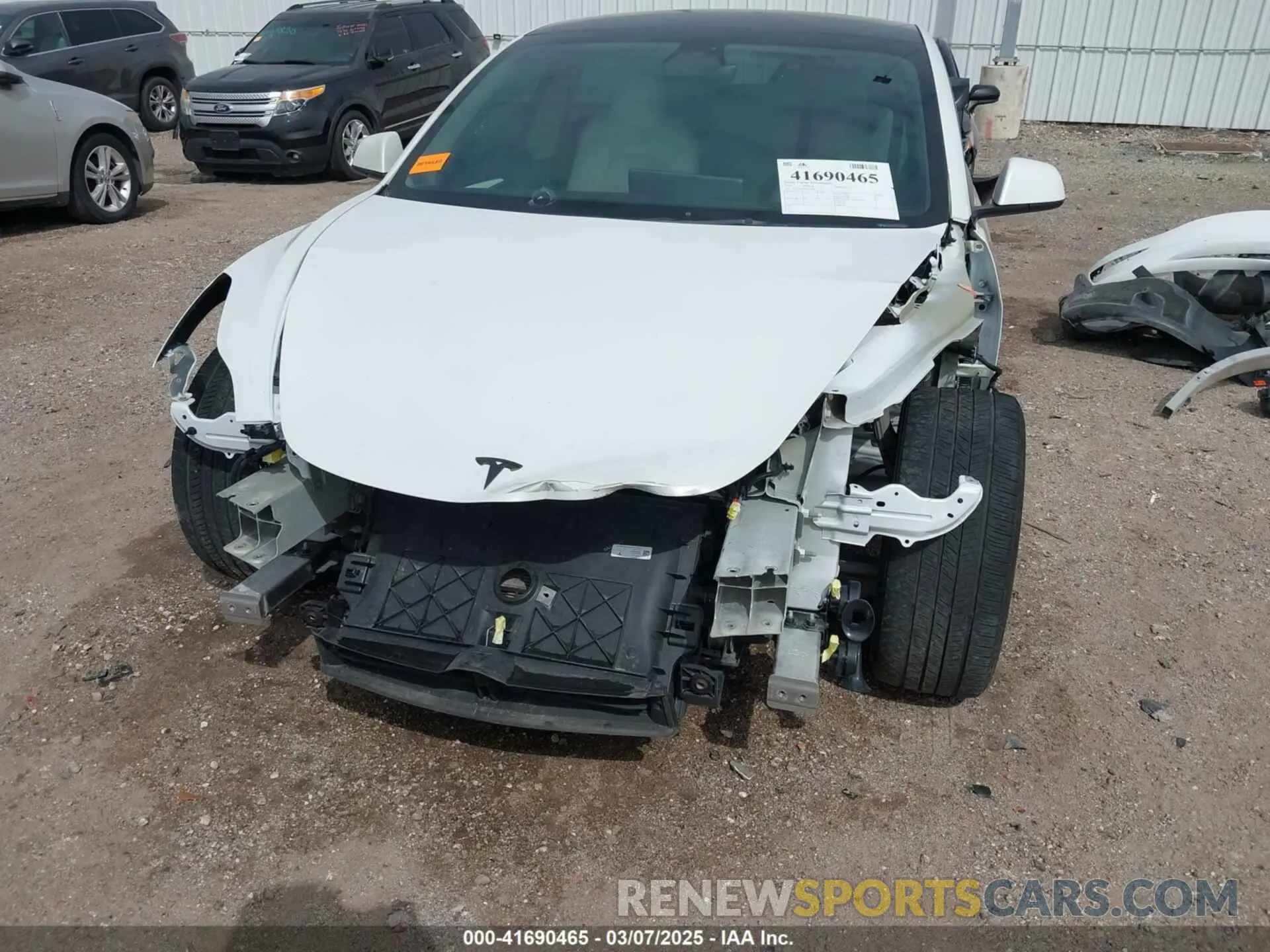 6 fotografías del automóvil dañado 5YJ3E1EA9NF337989 TESLA MODEL 3 2022