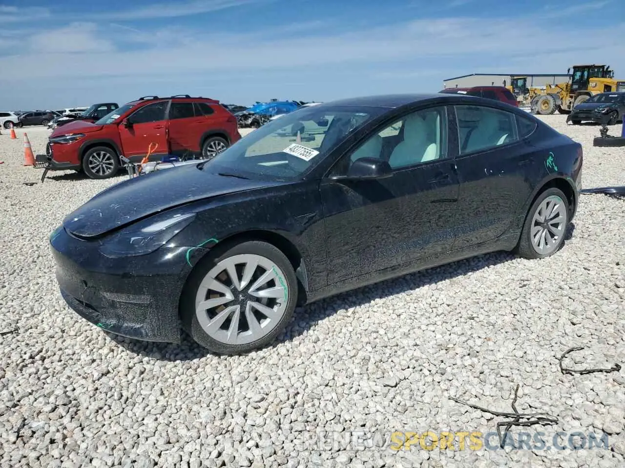 1 fotografías del automóvil dañado 5YJ3E1EA9NF339306 TESLA MODEL 3 2022