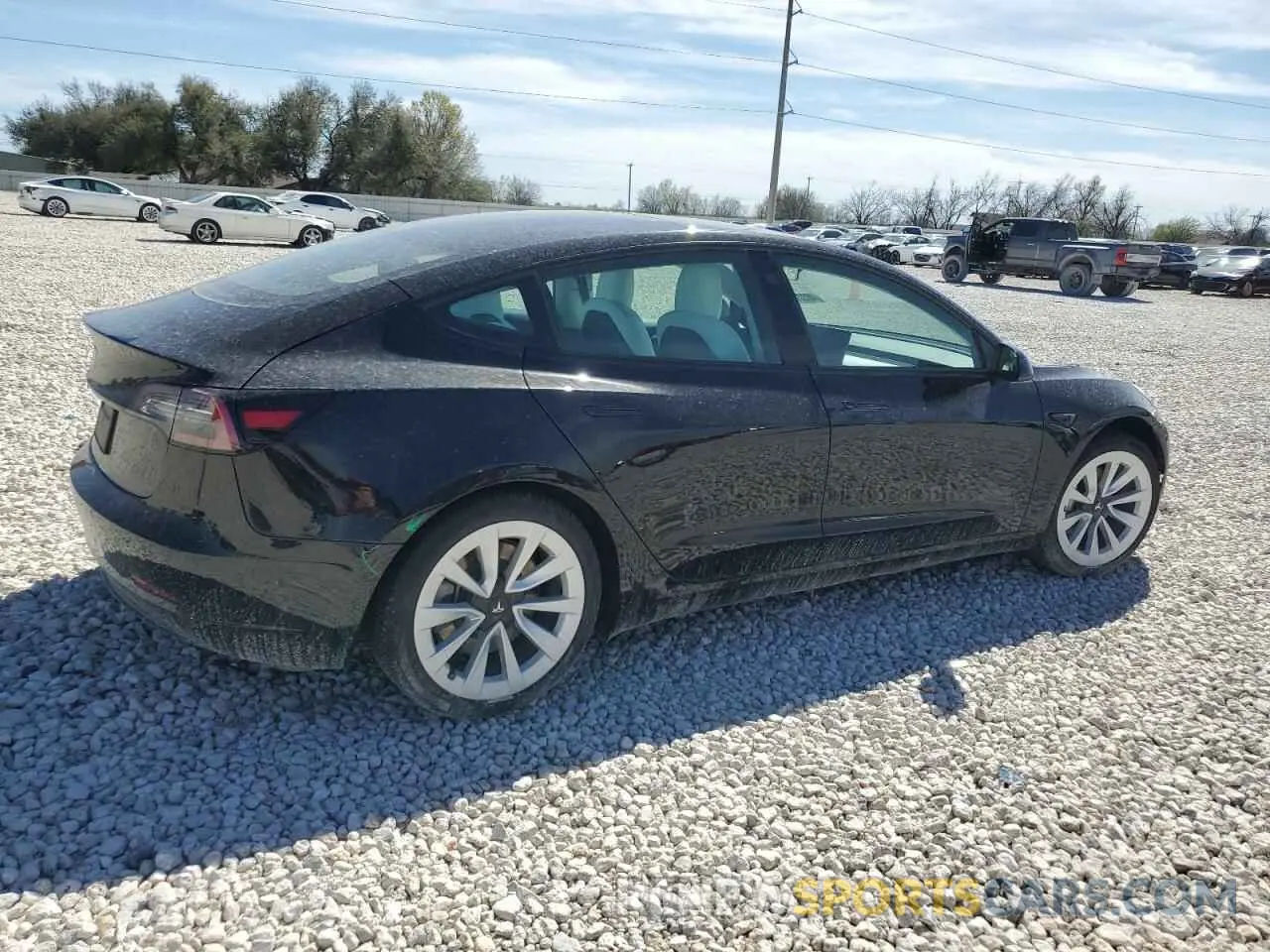 3 fotografías del automóvil dañado 5YJ3E1EA9NF339306 TESLA MODEL 3 2022