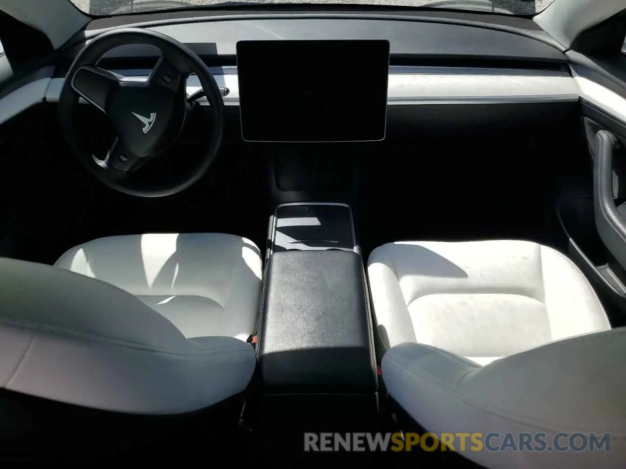 8 fotografías del automóvil dañado 5YJ3E1EA9NF339306 TESLA MODEL 3 2022