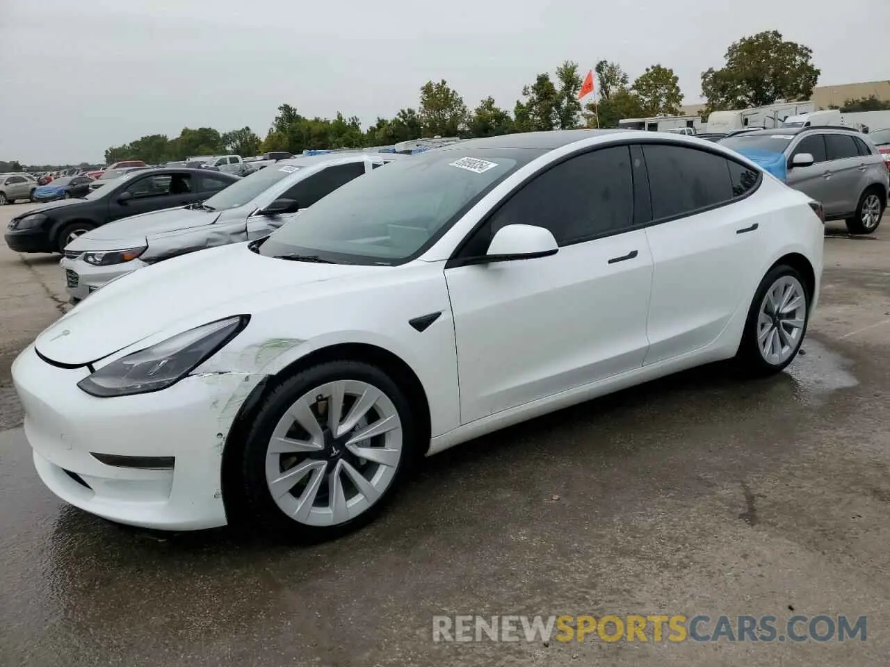 1 fotografías del automóvil dañado 5YJ3E1EA9NF342447 TESLA MODEL 3 2022