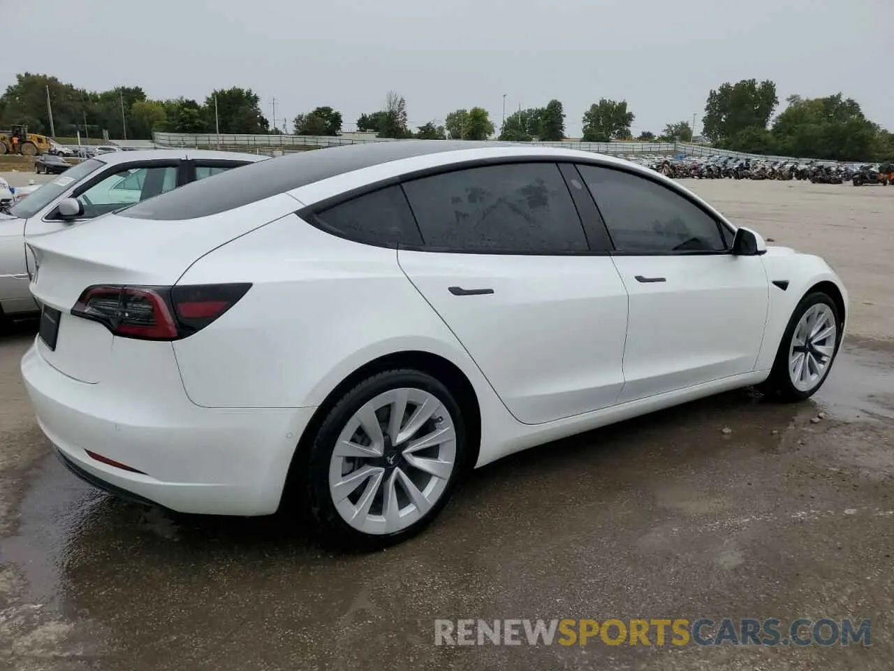3 fotografías del automóvil dañado 5YJ3E1EA9NF342447 TESLA MODEL 3 2022