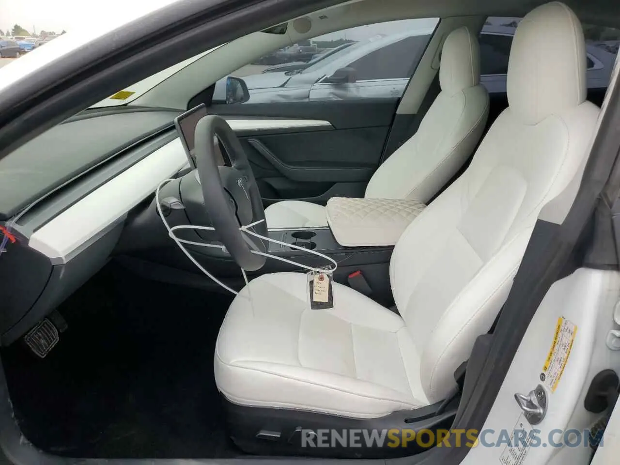 7 fotografías del automóvil dañado 5YJ3E1EA9NF342447 TESLA MODEL 3 2022