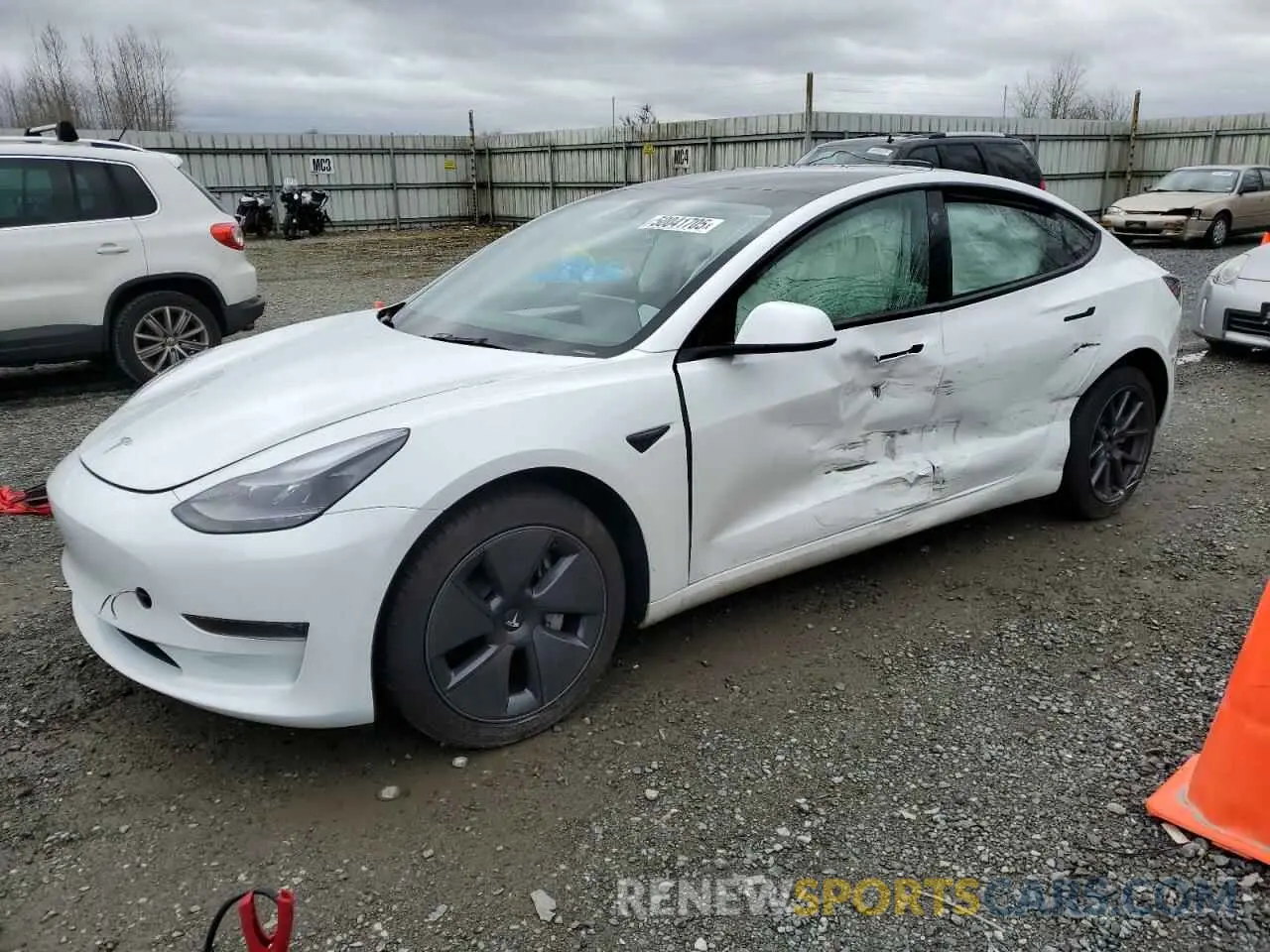 1 fotografías del automóvil dañado 5YJ3E1EA9NF360138 TESLA MODEL 3 2022