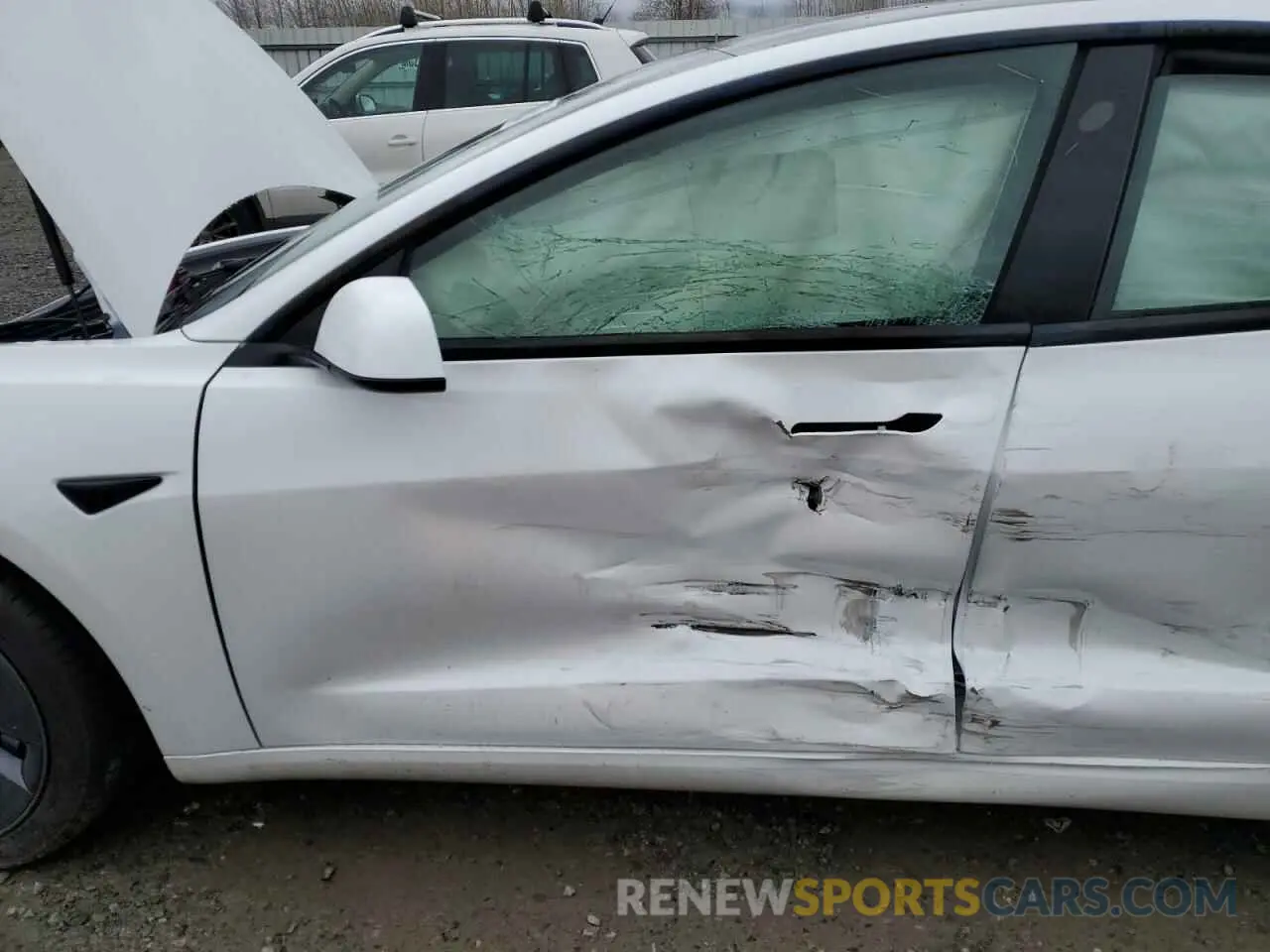 7 fotografías del automóvil dañado 5YJ3E1EA9NF360138 TESLA MODEL 3 2022