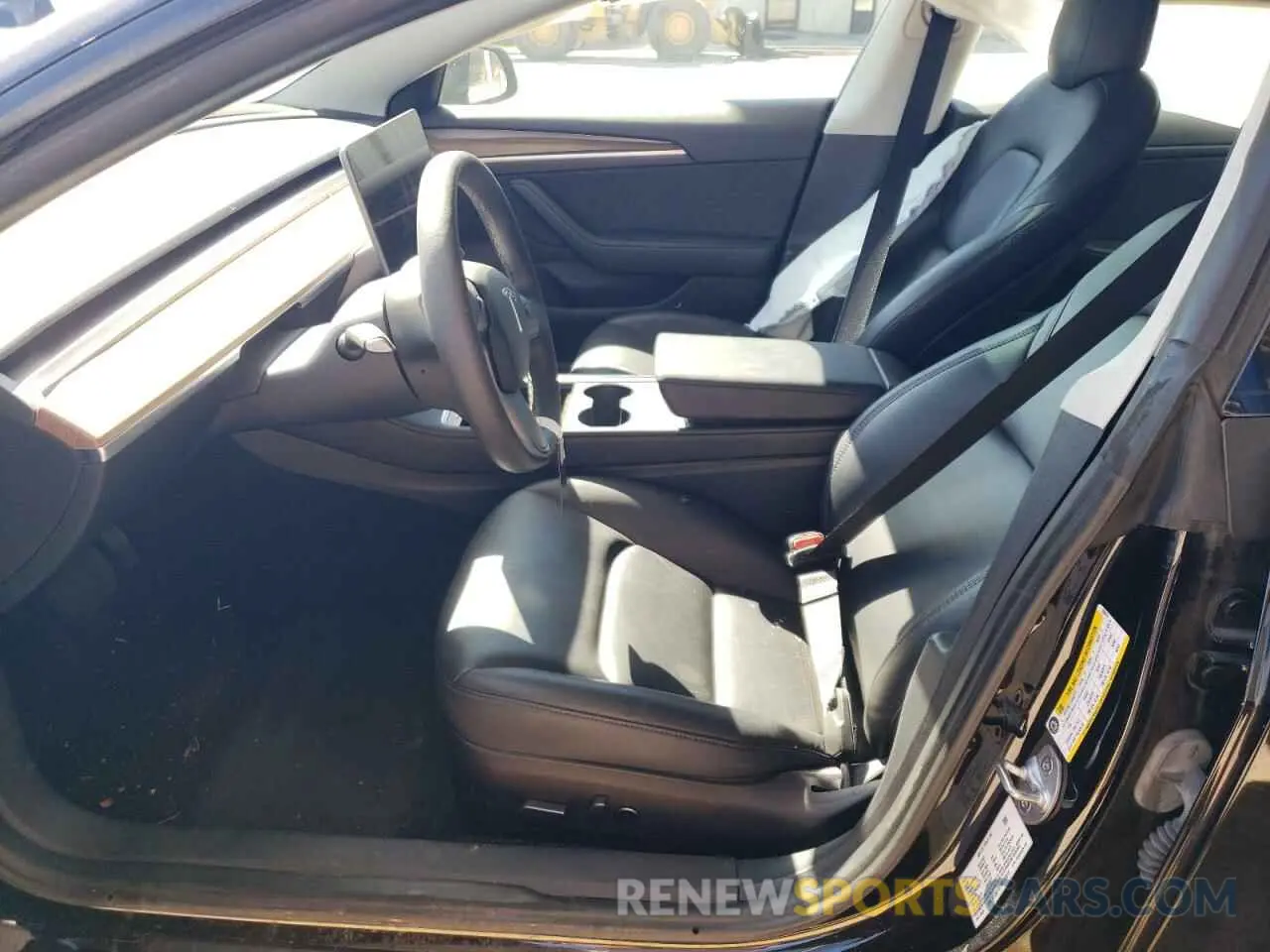 7 fotografías del automóvil dañado 5YJ3E1EA9NF368515 TESLA MODEL 3 2022
