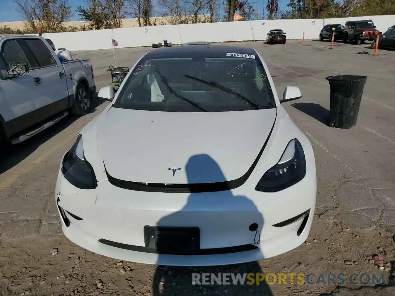 5 fotografías del automóvil dañado 5YJ3E1EA9NF368613 TESLA MODEL 3 2022
