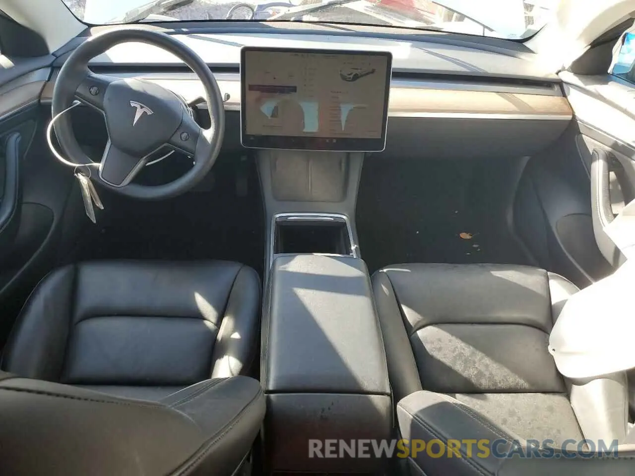 8 fotografías del automóvil dañado 5YJ3E1EA9NF368613 TESLA MODEL 3 2022