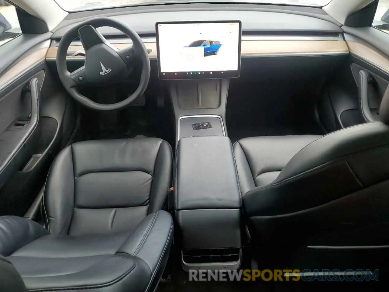 8 fotografías del automóvil dañado 5YJ3E1EA9NF368921 TESLA MODEL 3 2022