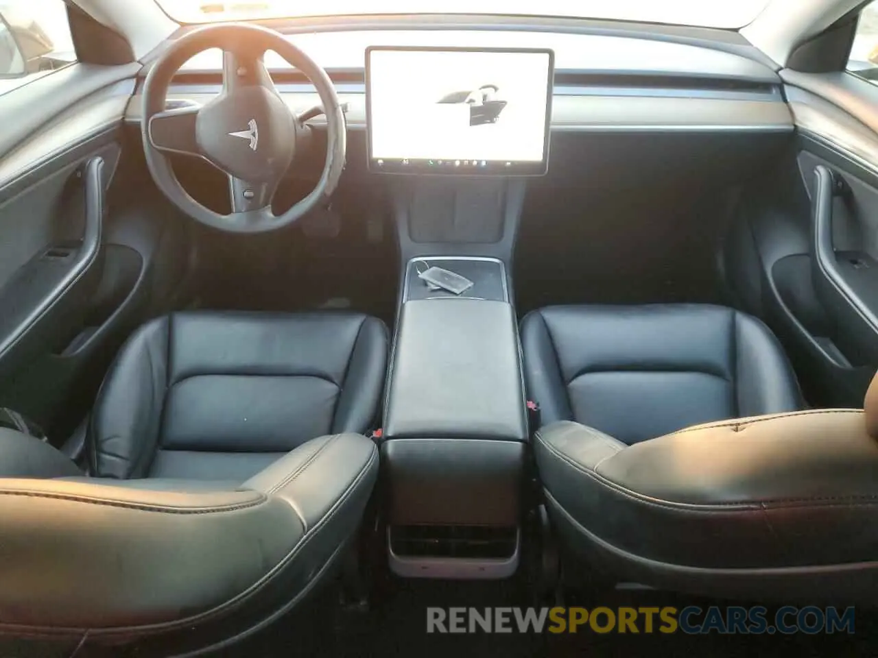 8 fotografías del automóvil dañado 5YJ3E1EA9NF369969 TESLA MODEL 3 2022