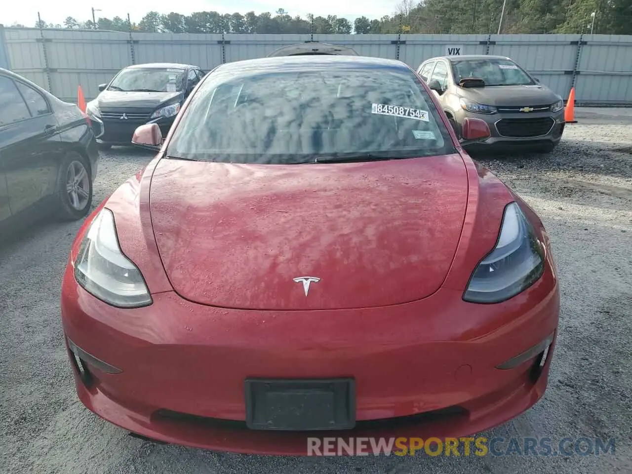 5 fotografías del automóvil dañado 5YJ3E1EA9NF370698 TESLA MODEL 3 2022