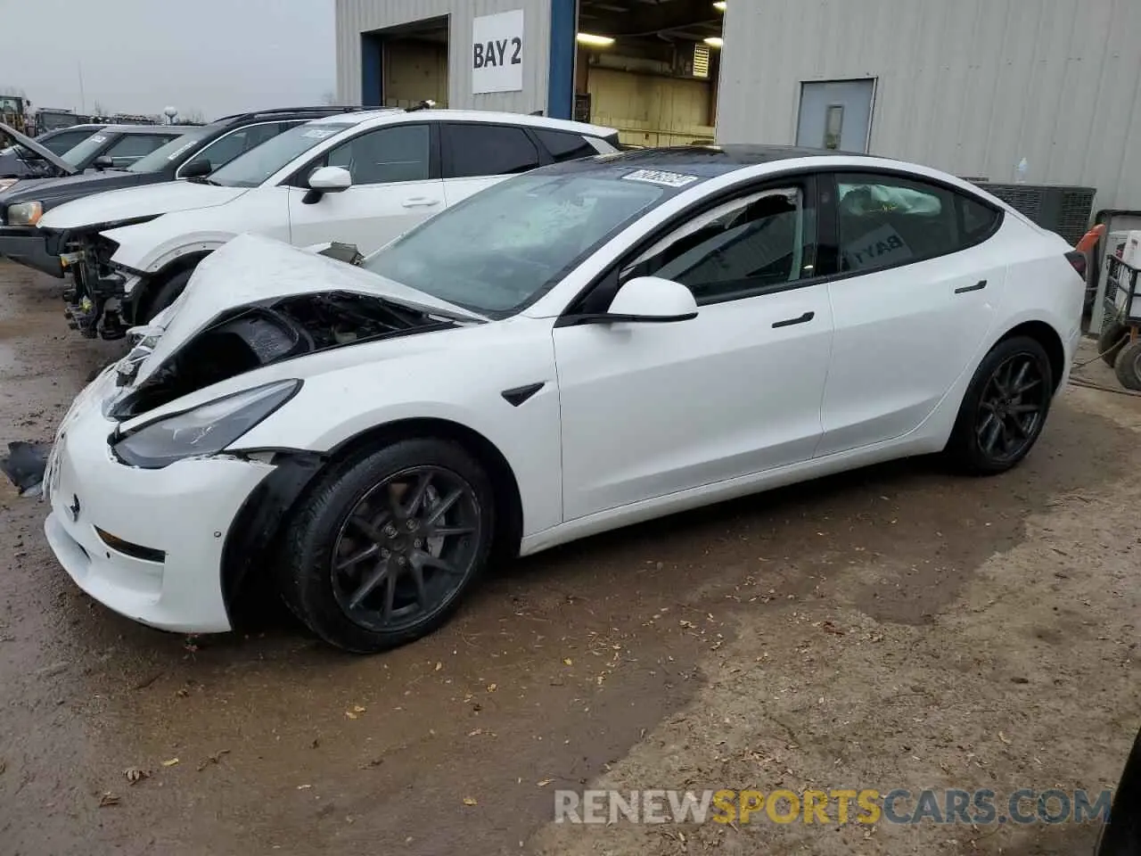 1 fotografías del automóvil dañado 5YJ3E1EA9NF370751 TESLA MODEL 3 2022