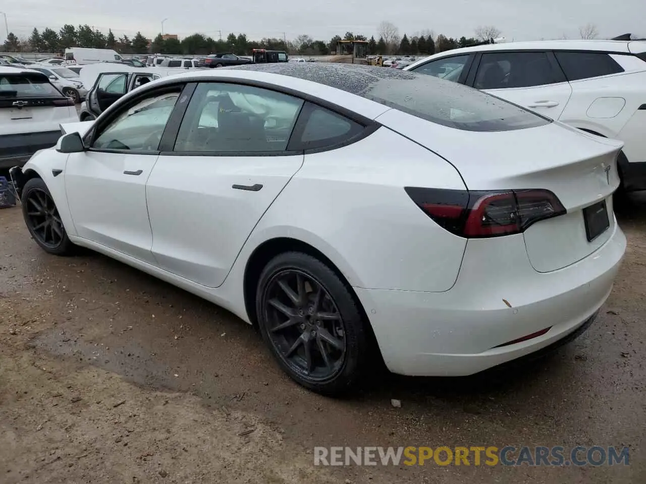 2 fotografías del automóvil dañado 5YJ3E1EA9NF370751 TESLA MODEL 3 2022