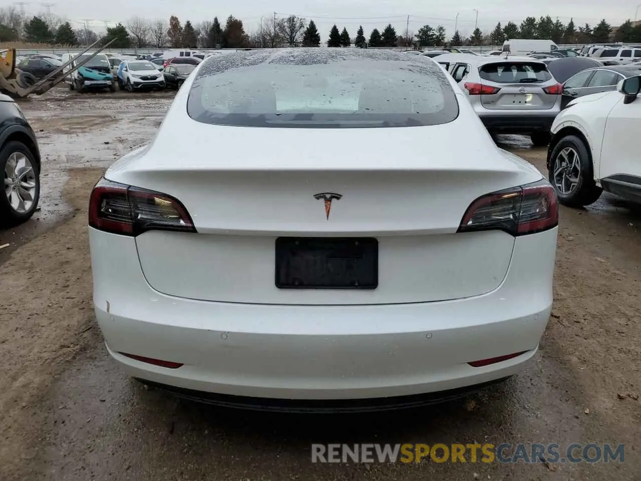 6 fotografías del automóvil dañado 5YJ3E1EA9NF370751 TESLA MODEL 3 2022