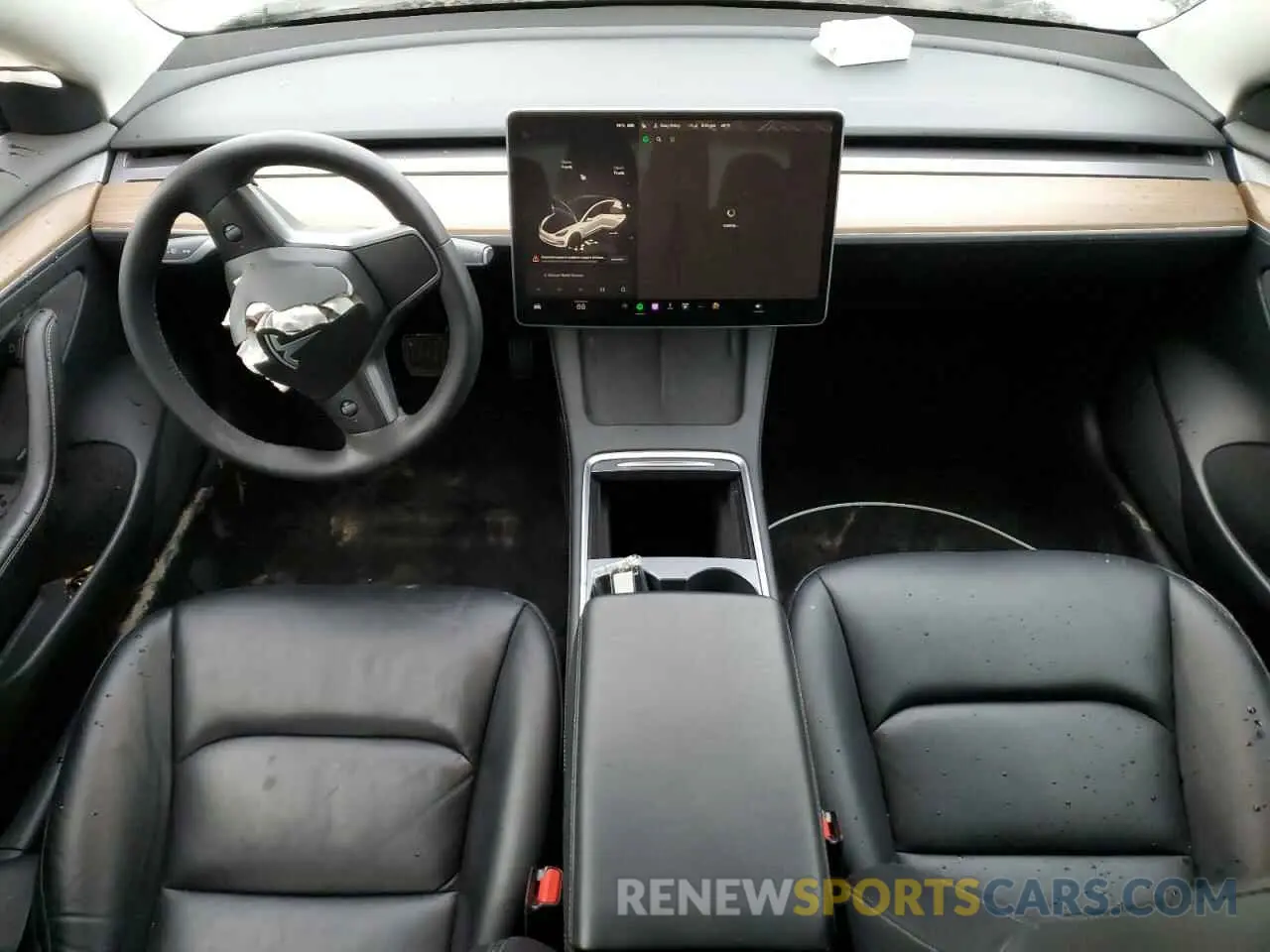 8 fotografías del automóvil dañado 5YJ3E1EA9NF370751 TESLA MODEL 3 2022