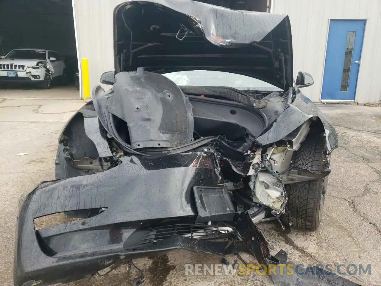 5 fotografías del automóvil dañado 5YJ3E1EA9NF371172 TESLA MODEL 3 2022