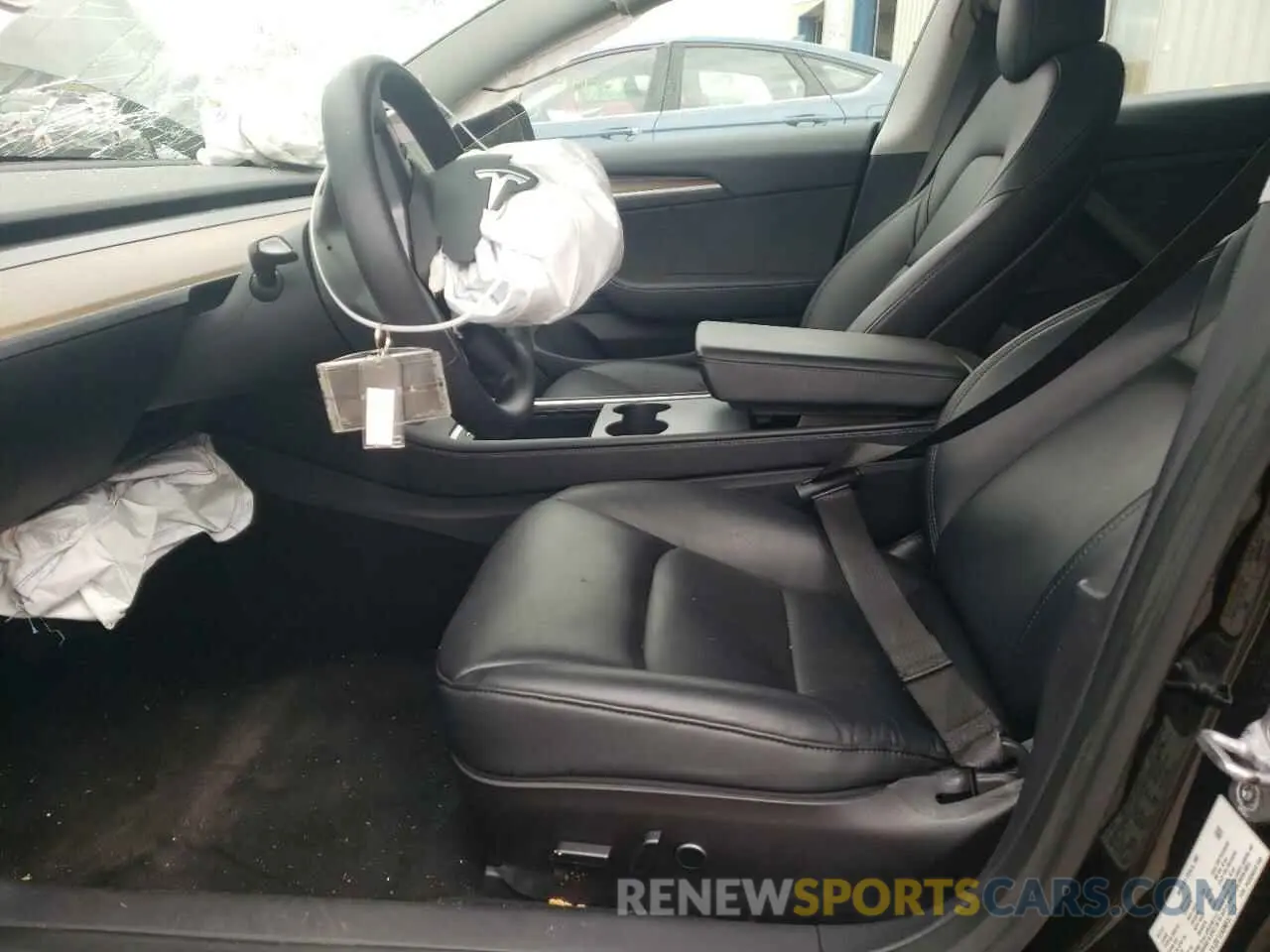 7 fotografías del automóvil dañado 5YJ3E1EA9NF371172 TESLA MODEL 3 2022
