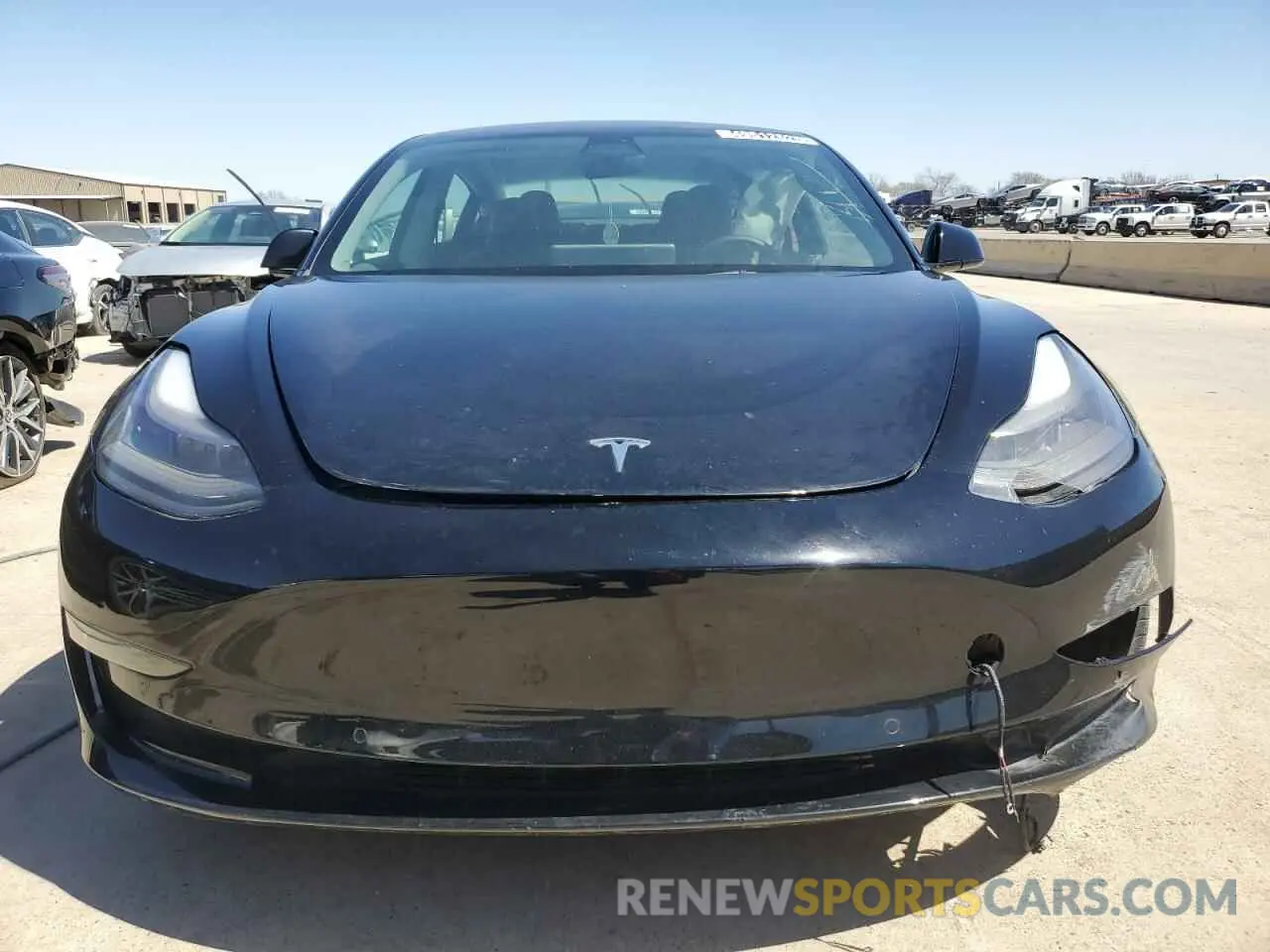 5 fotografías del automóvil dañado 5YJ3E1EA9NF372046 TESLA MODEL 3 2022