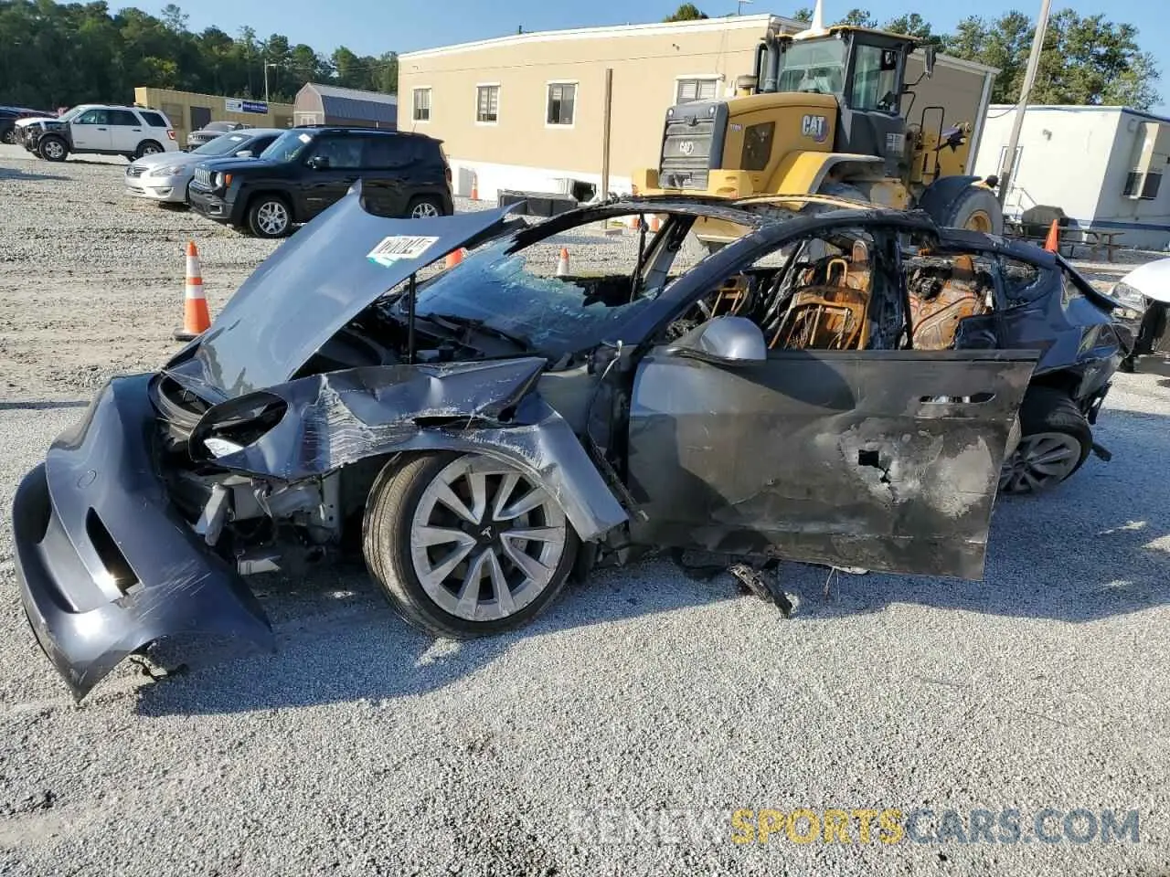 1 fotografías del automóvil dañado 5YJ3E1EA9NF372113 TESLA MODEL 3 2022