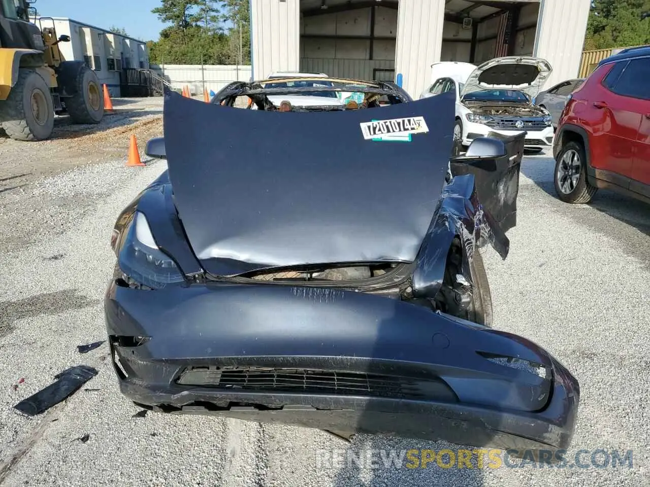 5 fotografías del automóvil dañado 5YJ3E1EA9NF372113 TESLA MODEL 3 2022